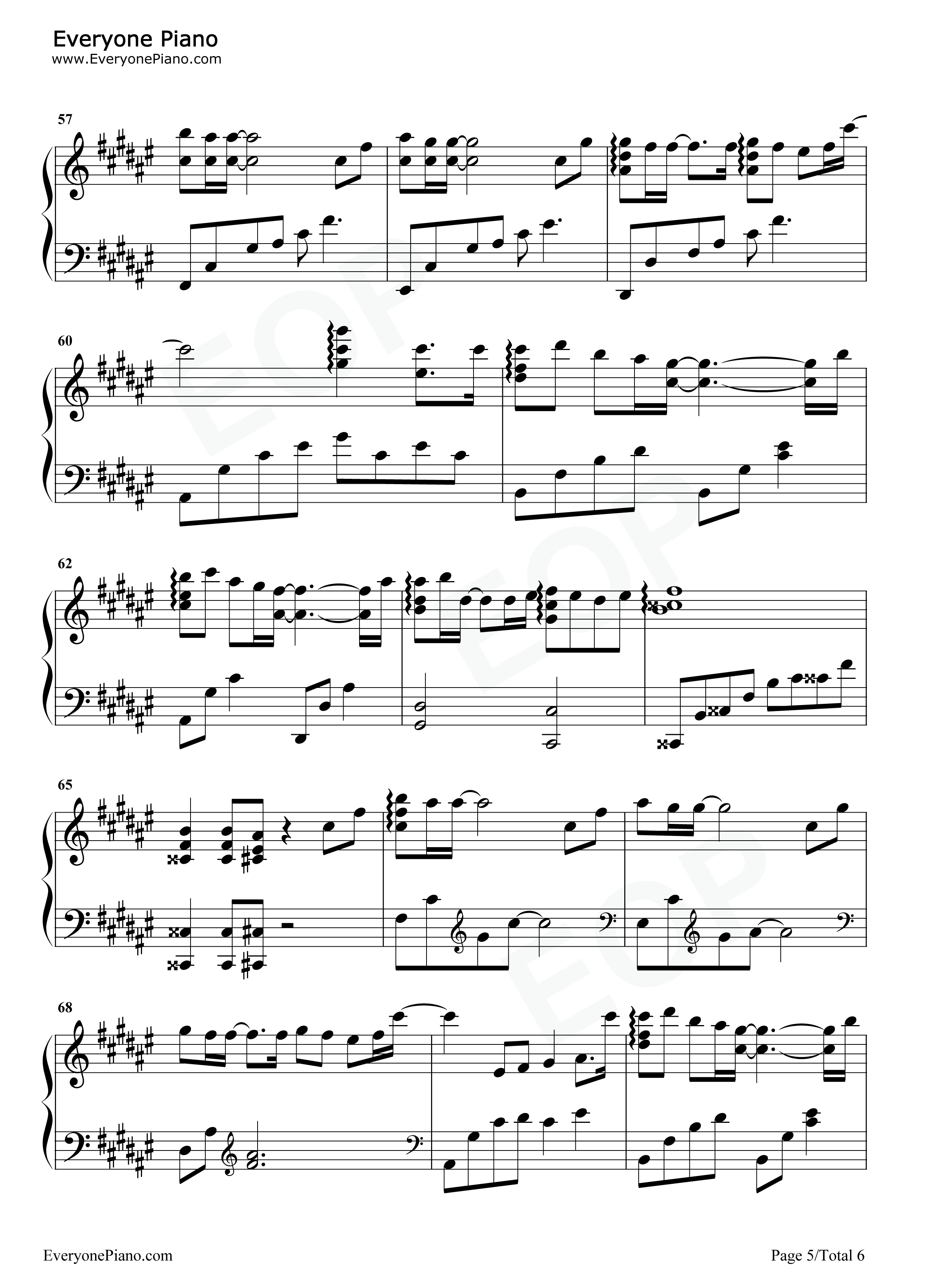 愿得一心人钢琴谱_周深