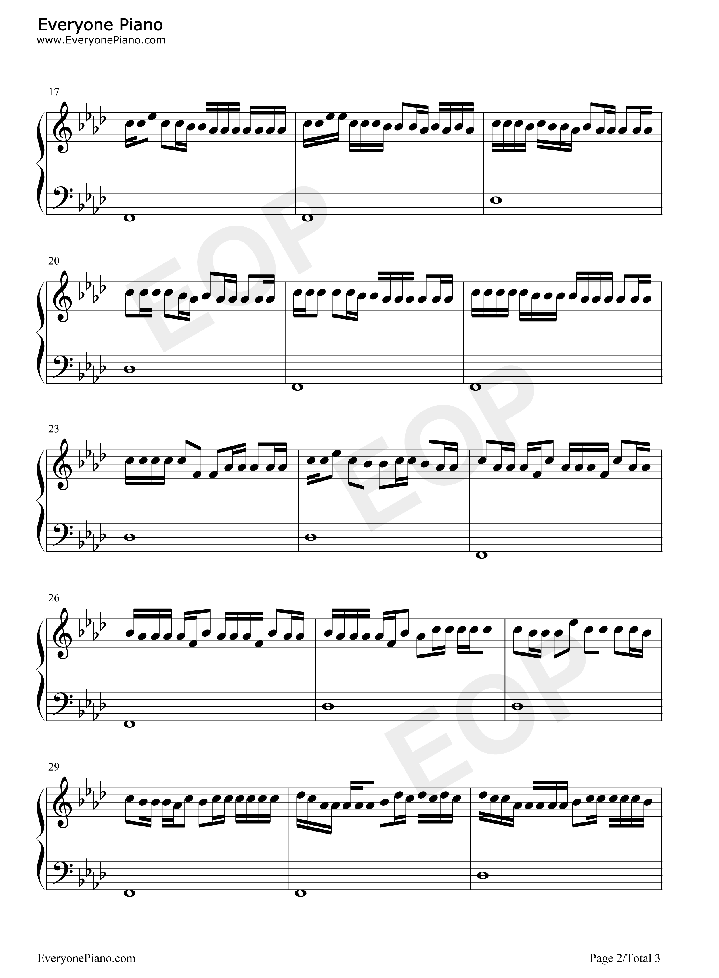 Bandit钢琴谱_Juice_Wrld_YoungBoy_Never_Broke_Again