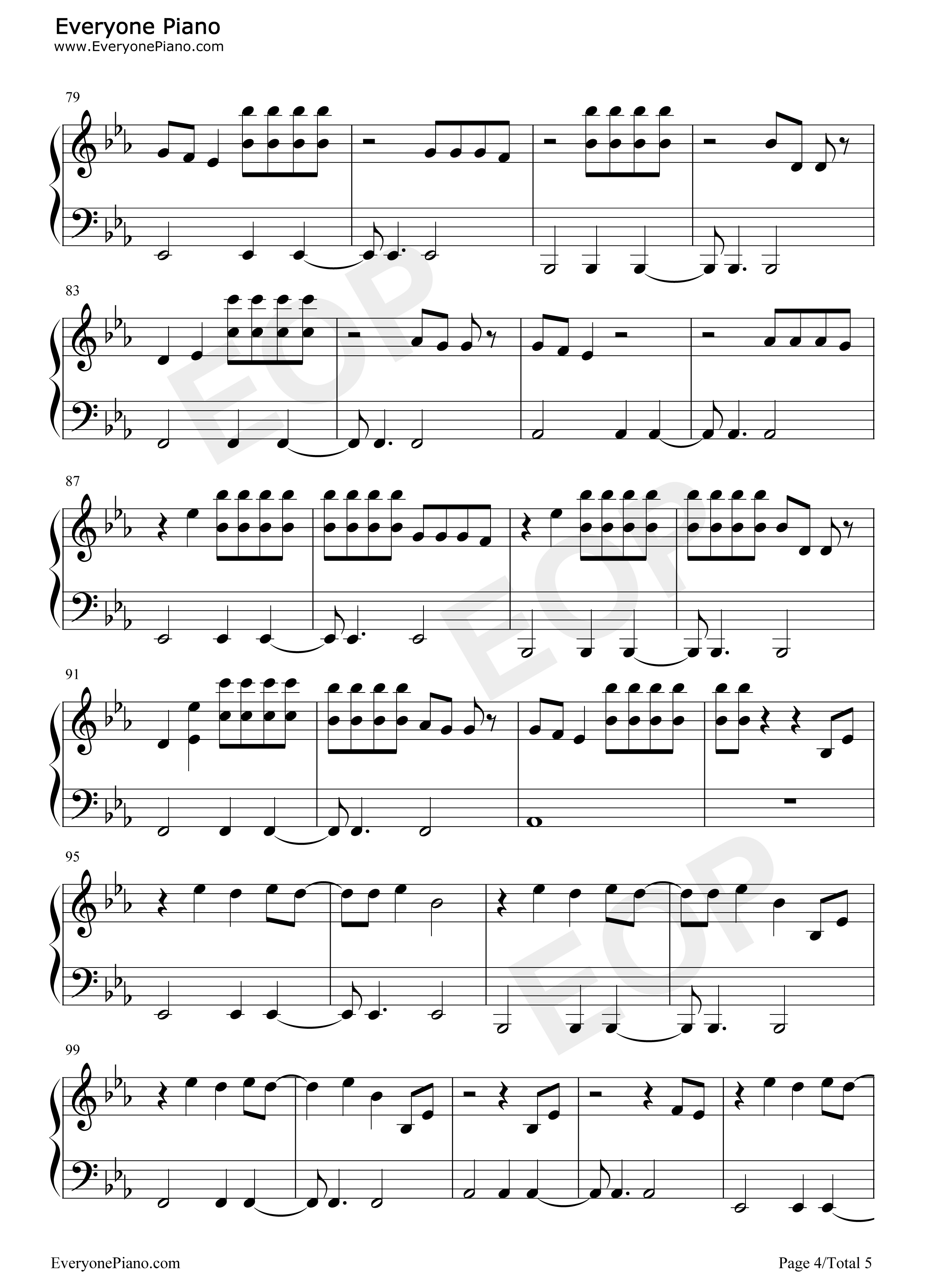 Only_the_Young钢琴谱_Taylor_Swift