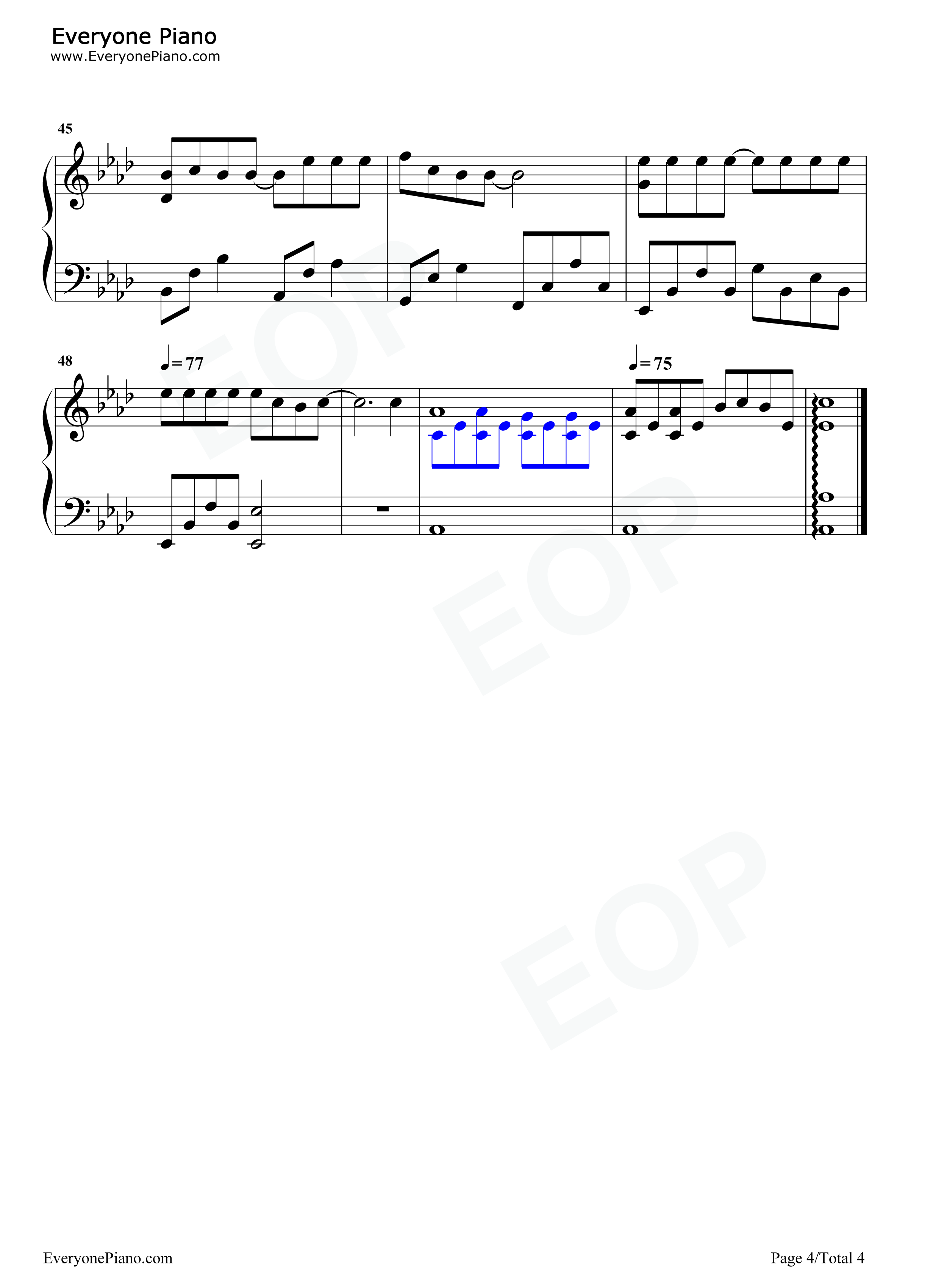 Last_Dance钢琴谱_伍佰