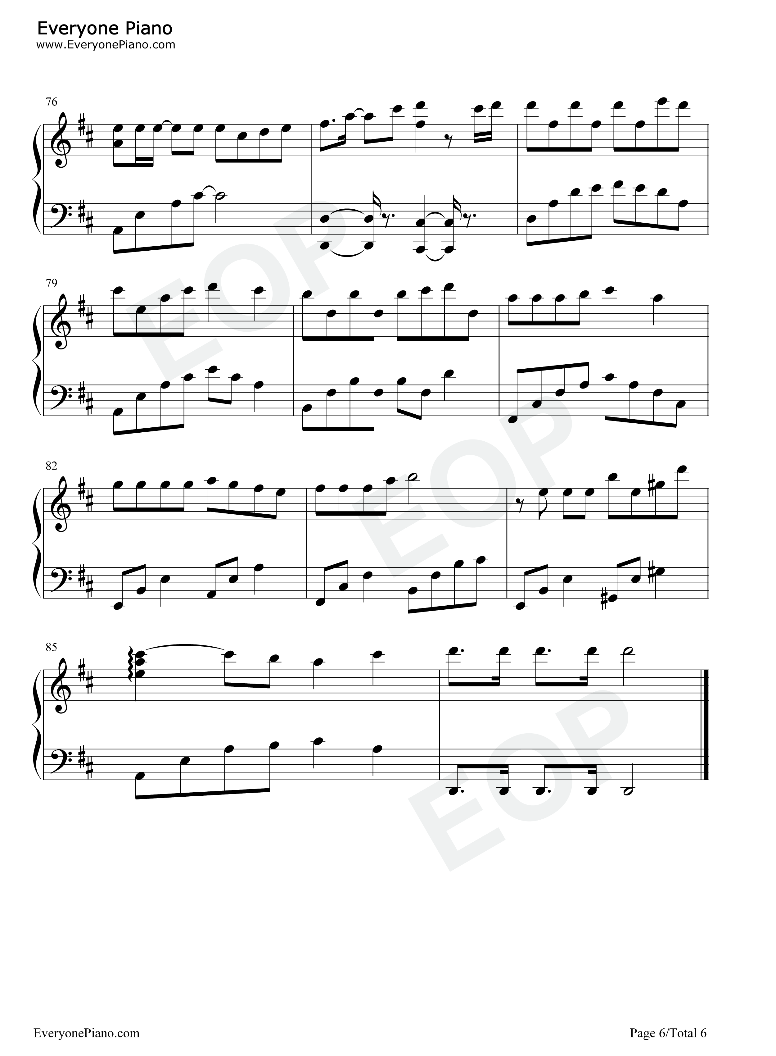 20钢琴谱_初学者_