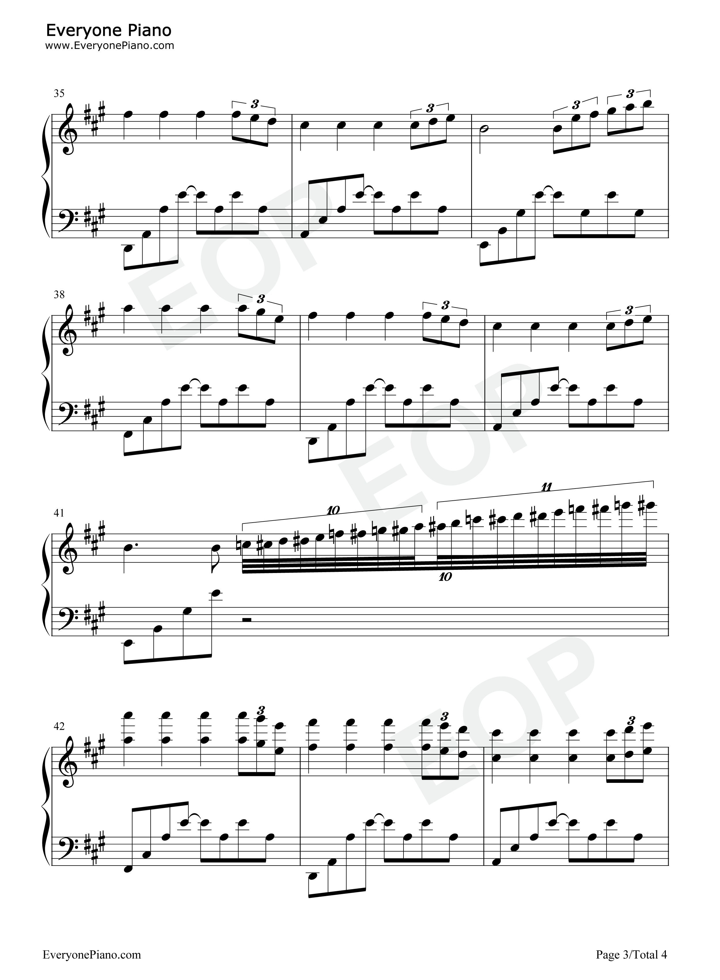 所爱隔山海钢琴谱_CMJ