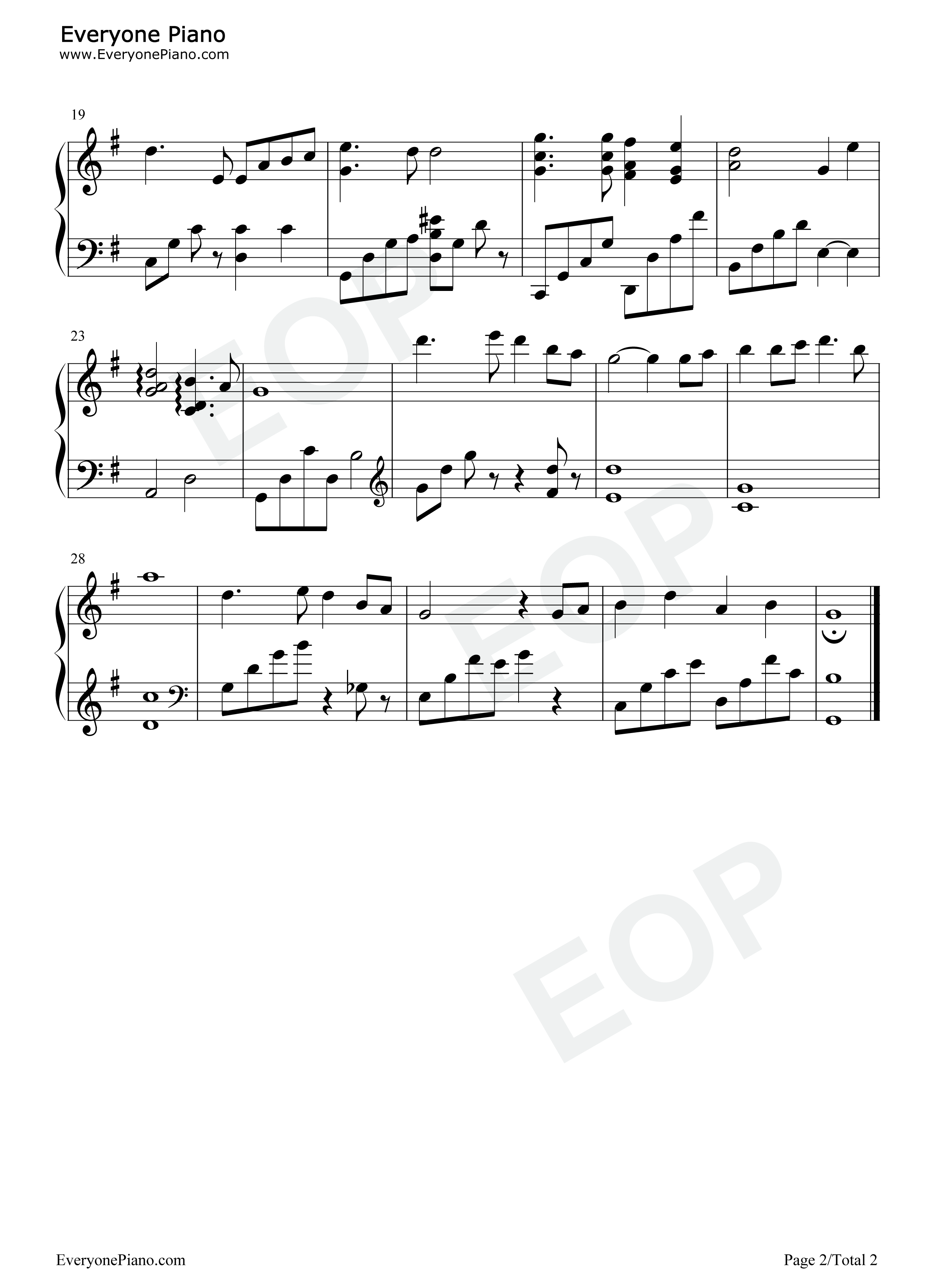 我想和你一起去海边钢琴谱_江惠莲