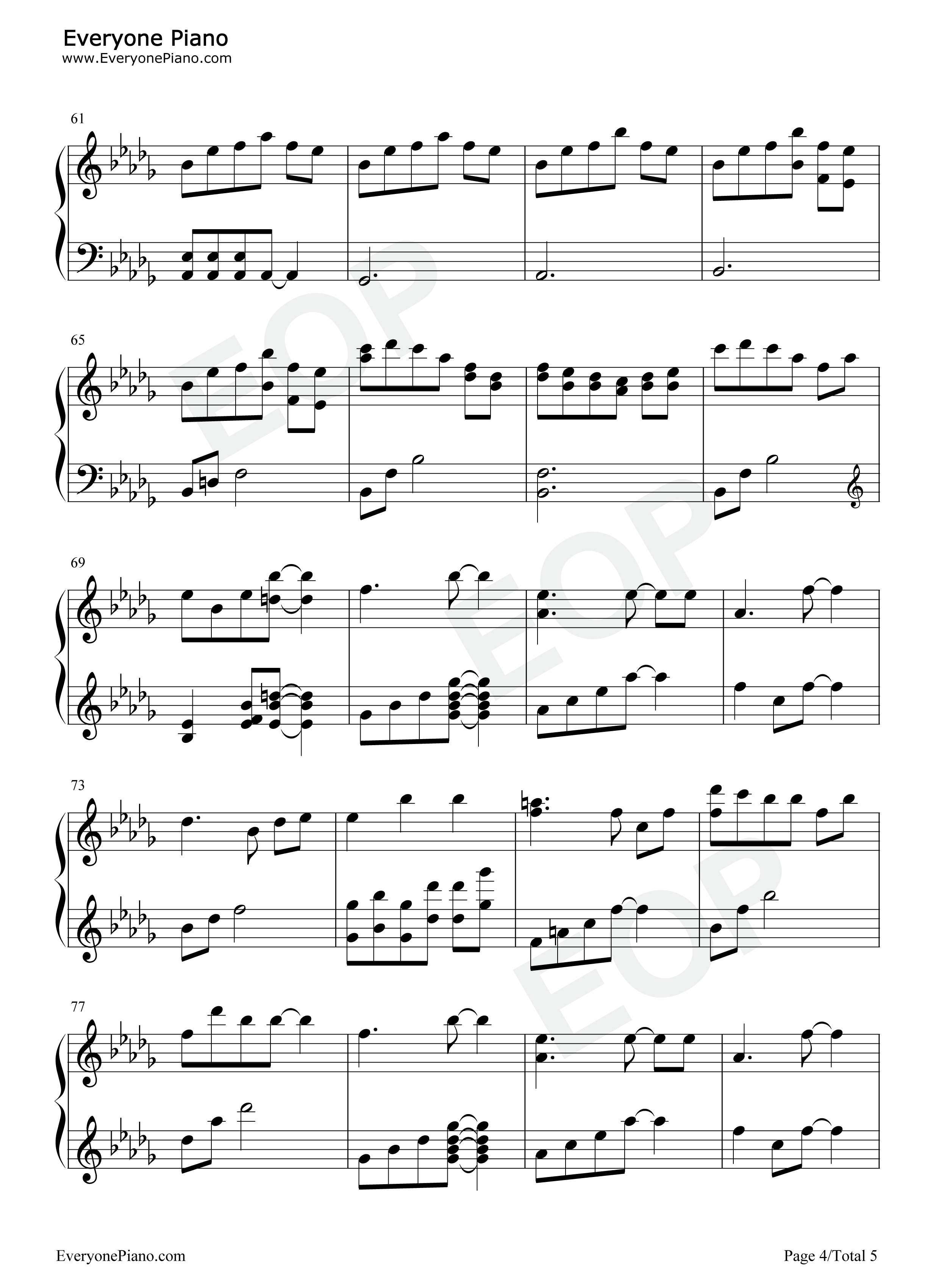 Tasogare_Nyanko钢琴谱_前田雄吾