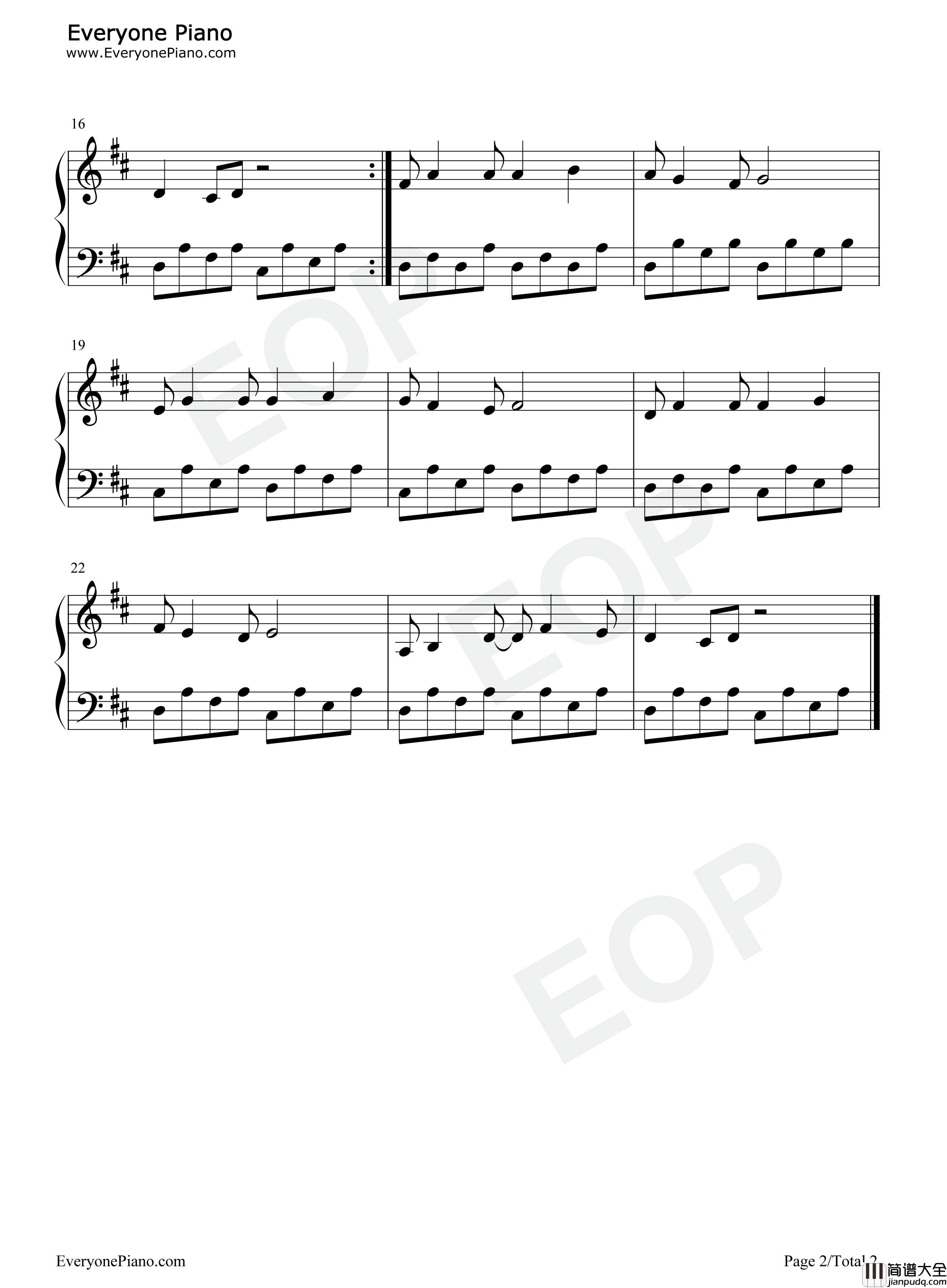 Boy_And_Girl钢琴谱_未知