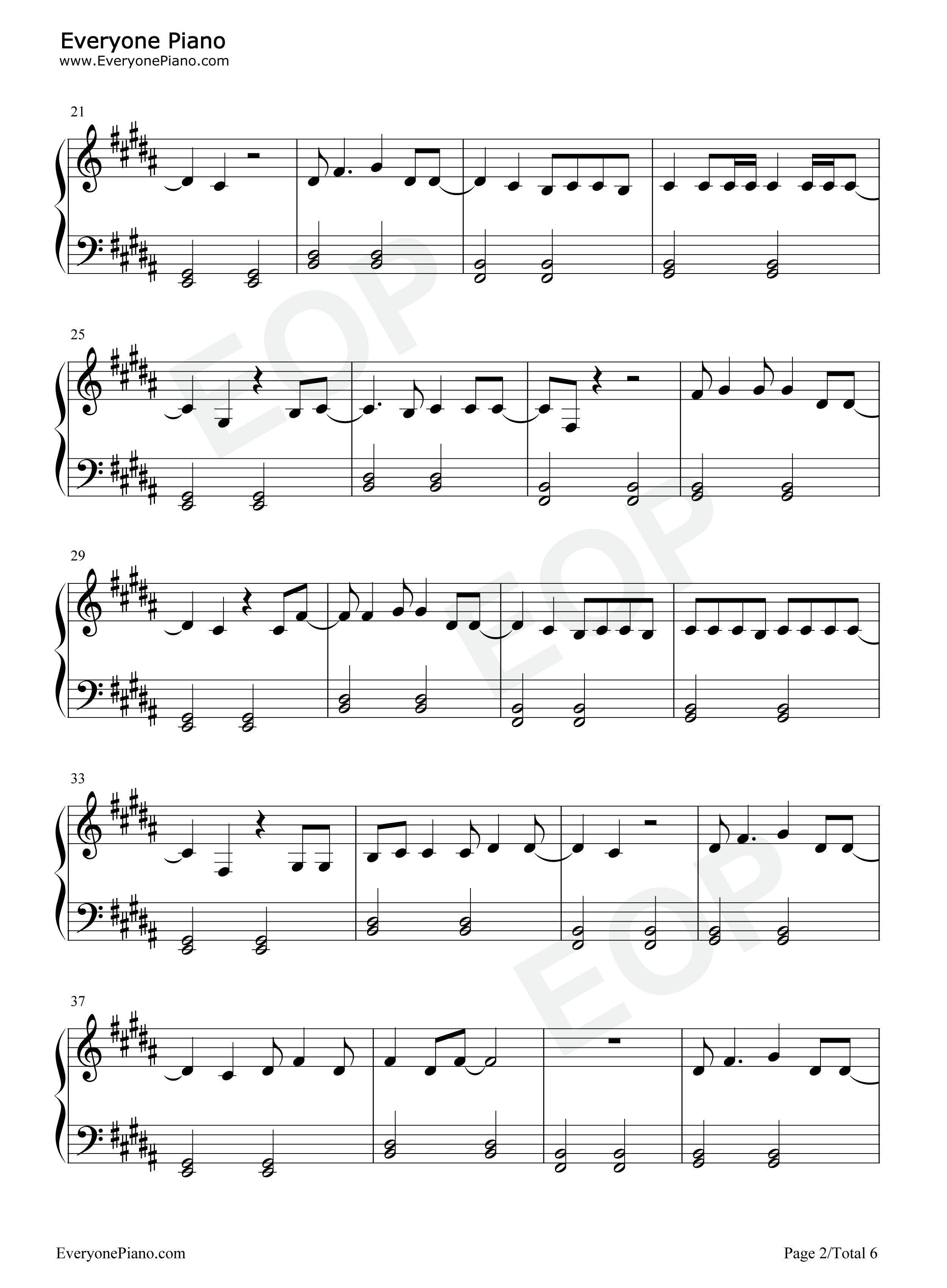 Tequila钢琴谱_Dan_+_Shay