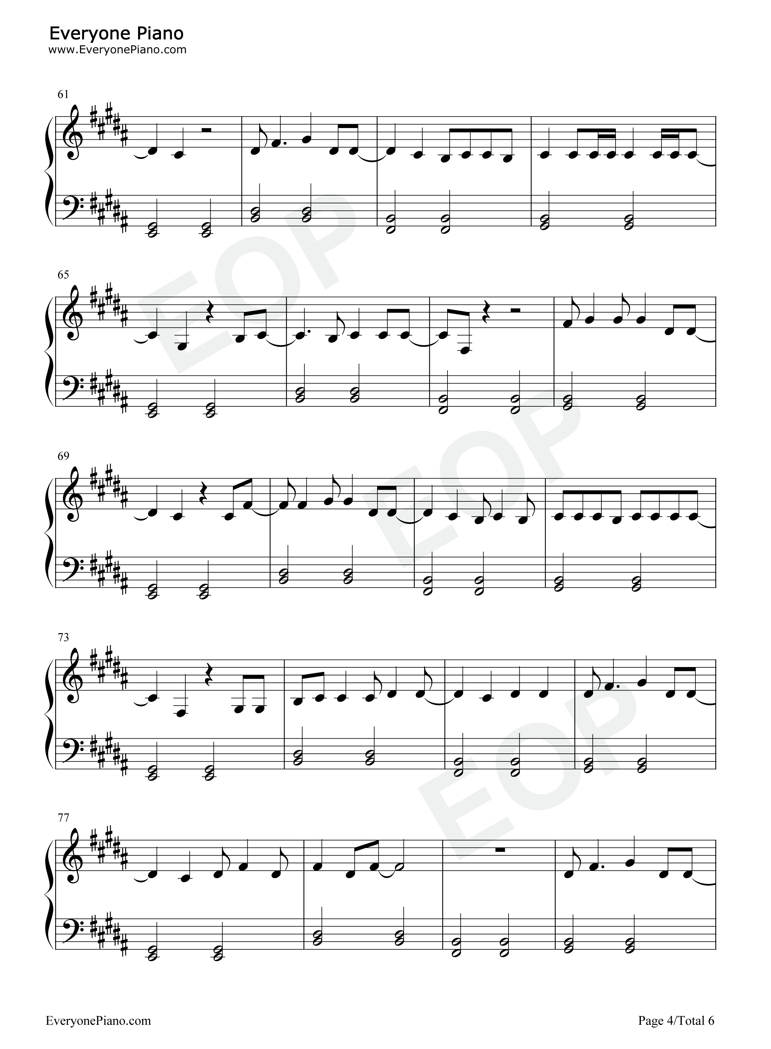 Tequila钢琴谱_Dan_+_Shay