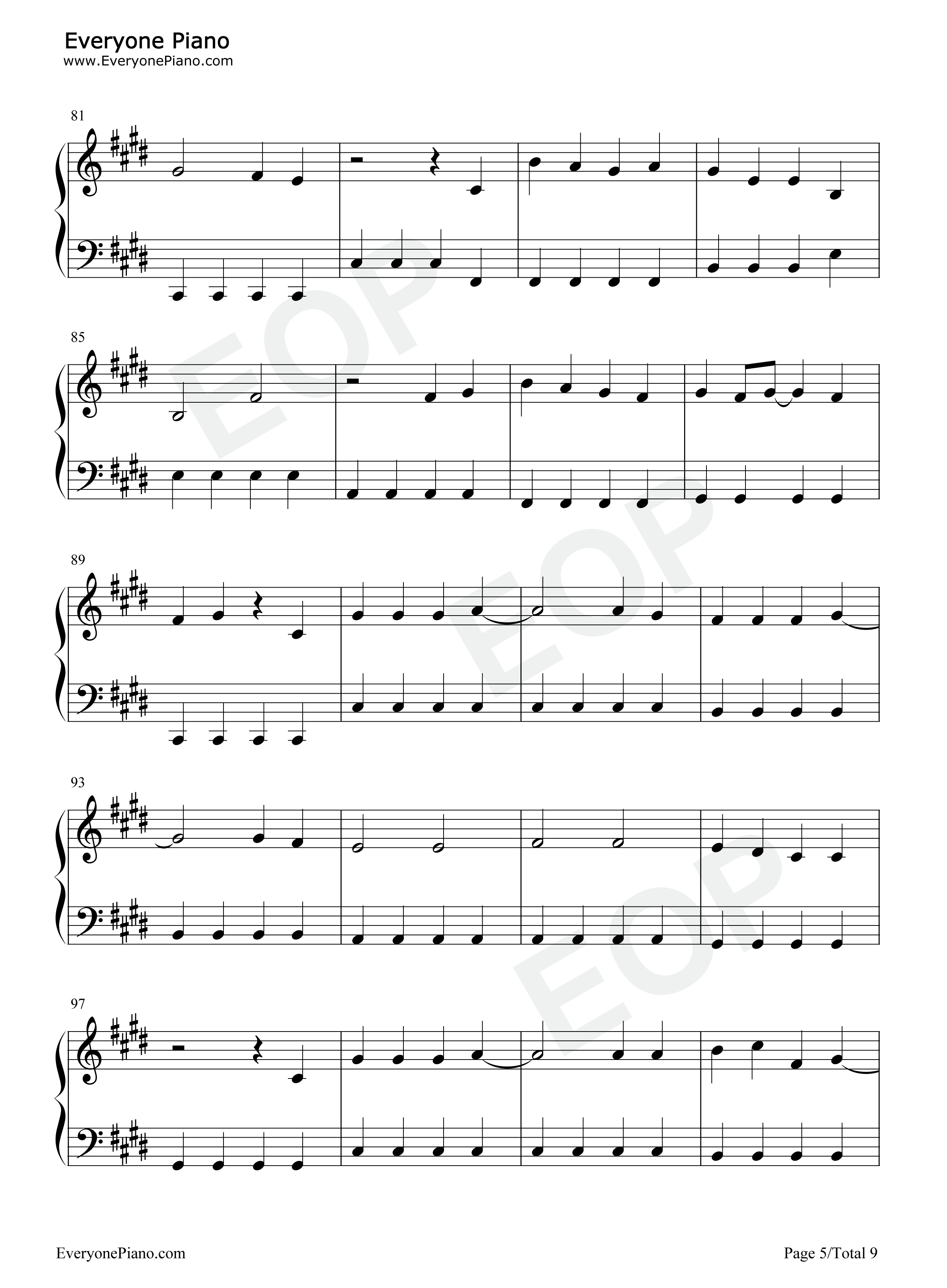 Kings_Queens钢琴谱_Ava_Max