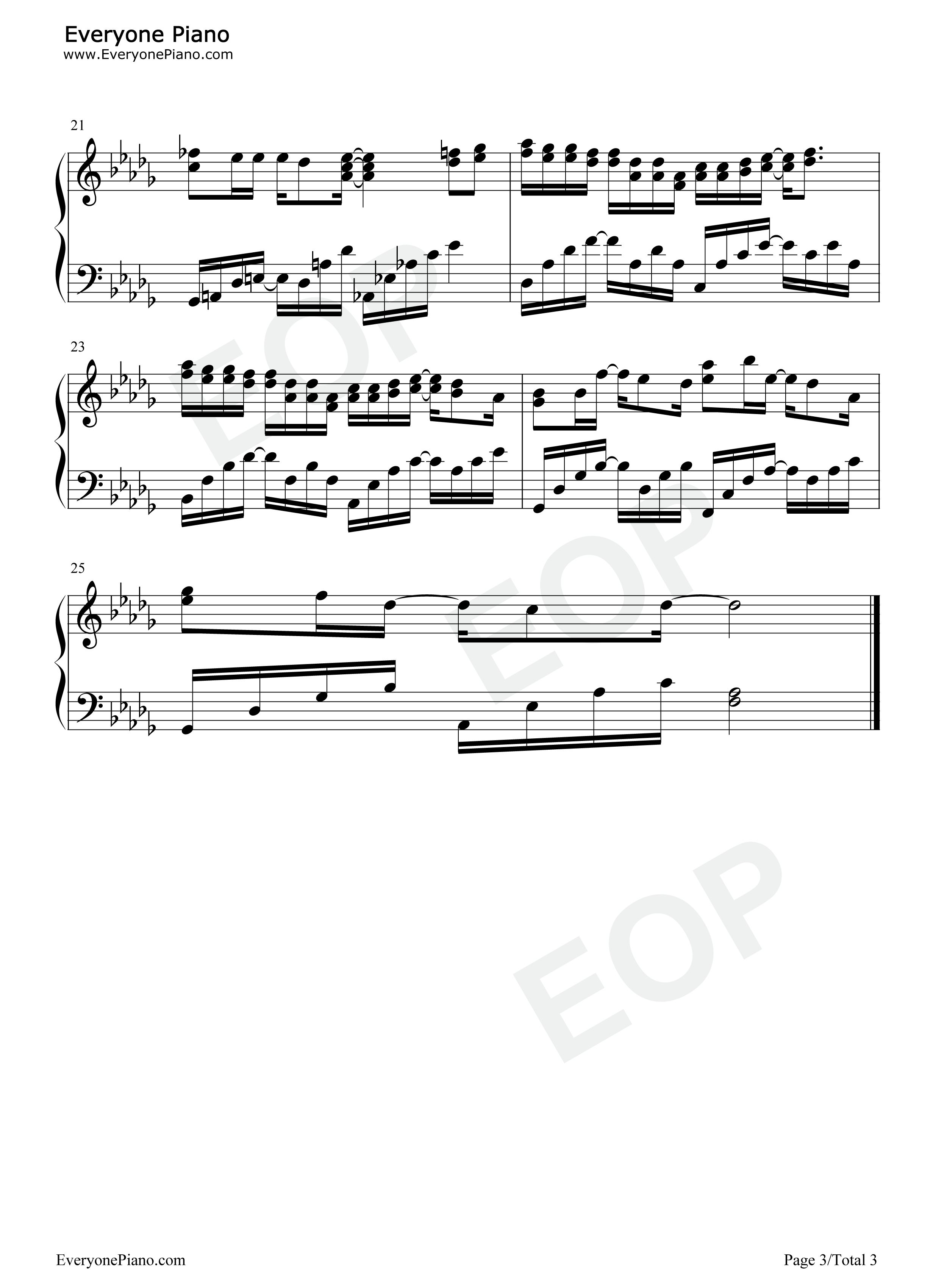 爱不老钢琴谱_罗震环