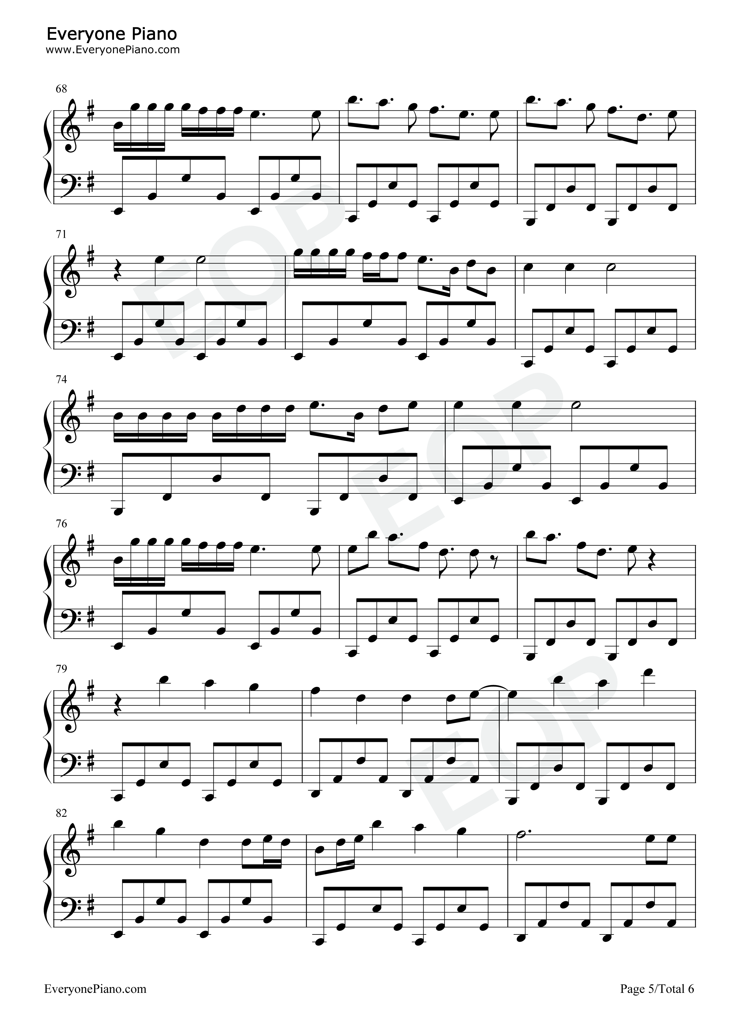 Break_My_Heart钢琴谱_Dua_Lipa