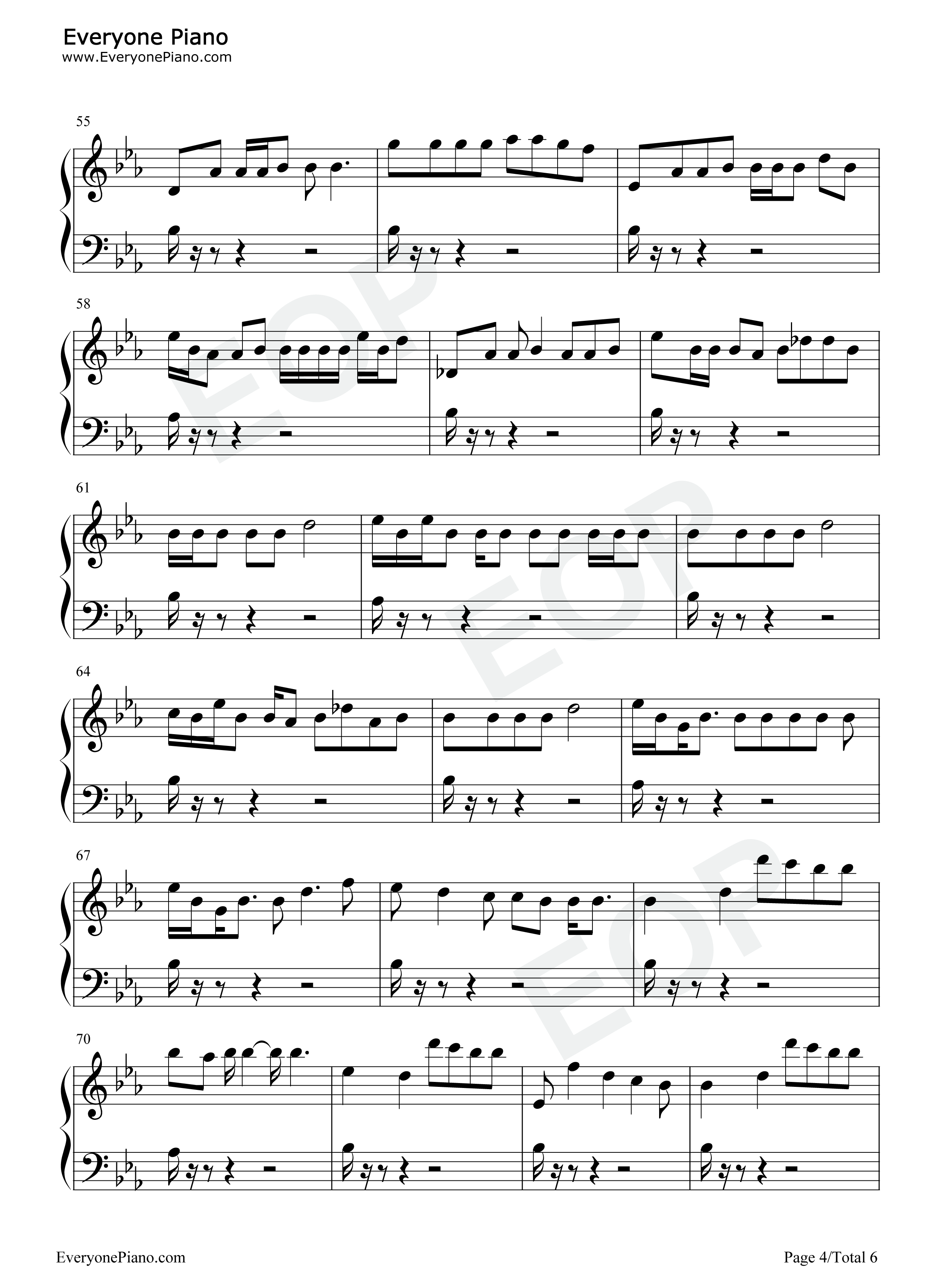 Stupid_Love钢琴谱_Lady_Gaga