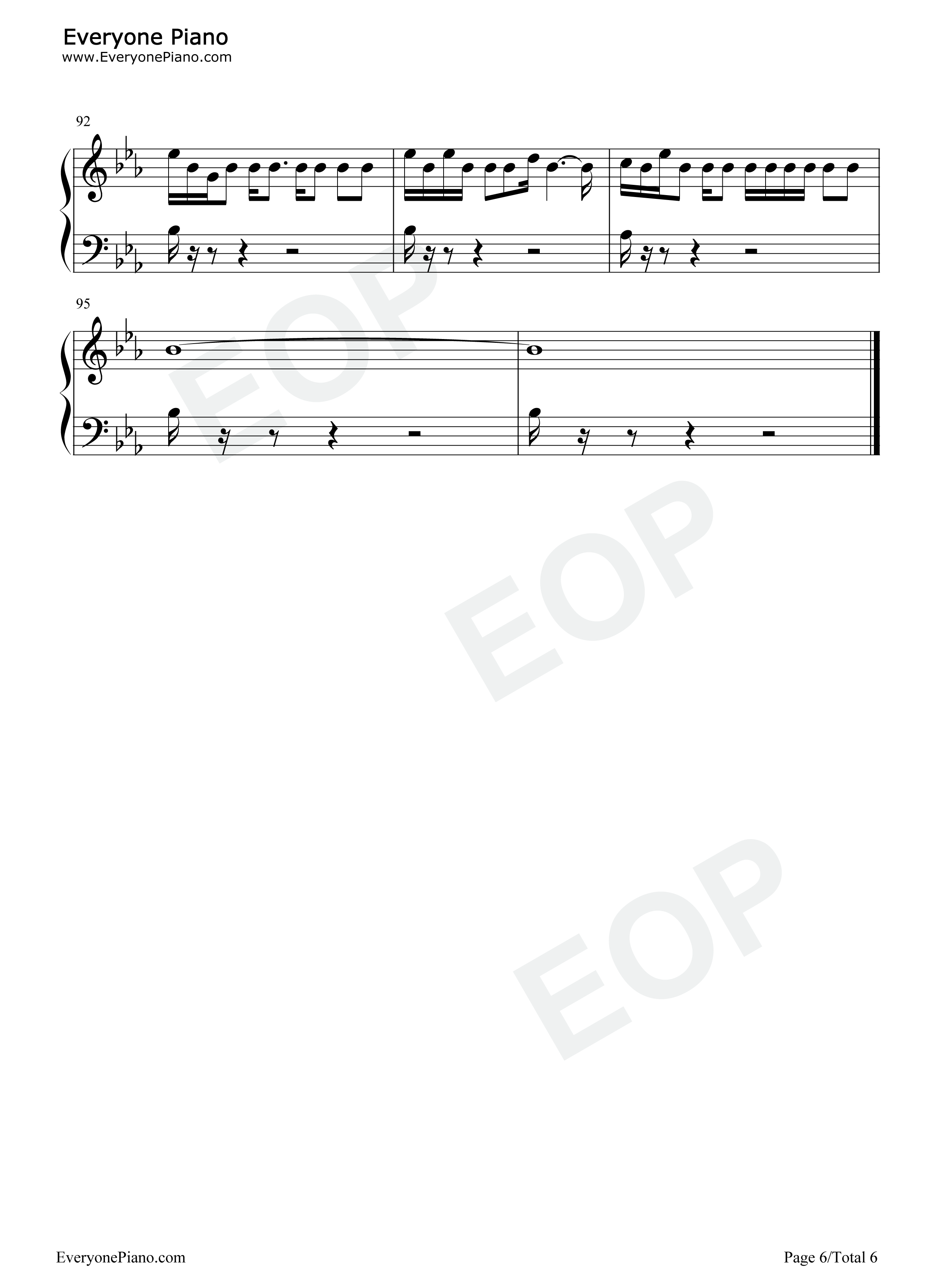 Stupid_Love钢琴谱_Lady_Gaga