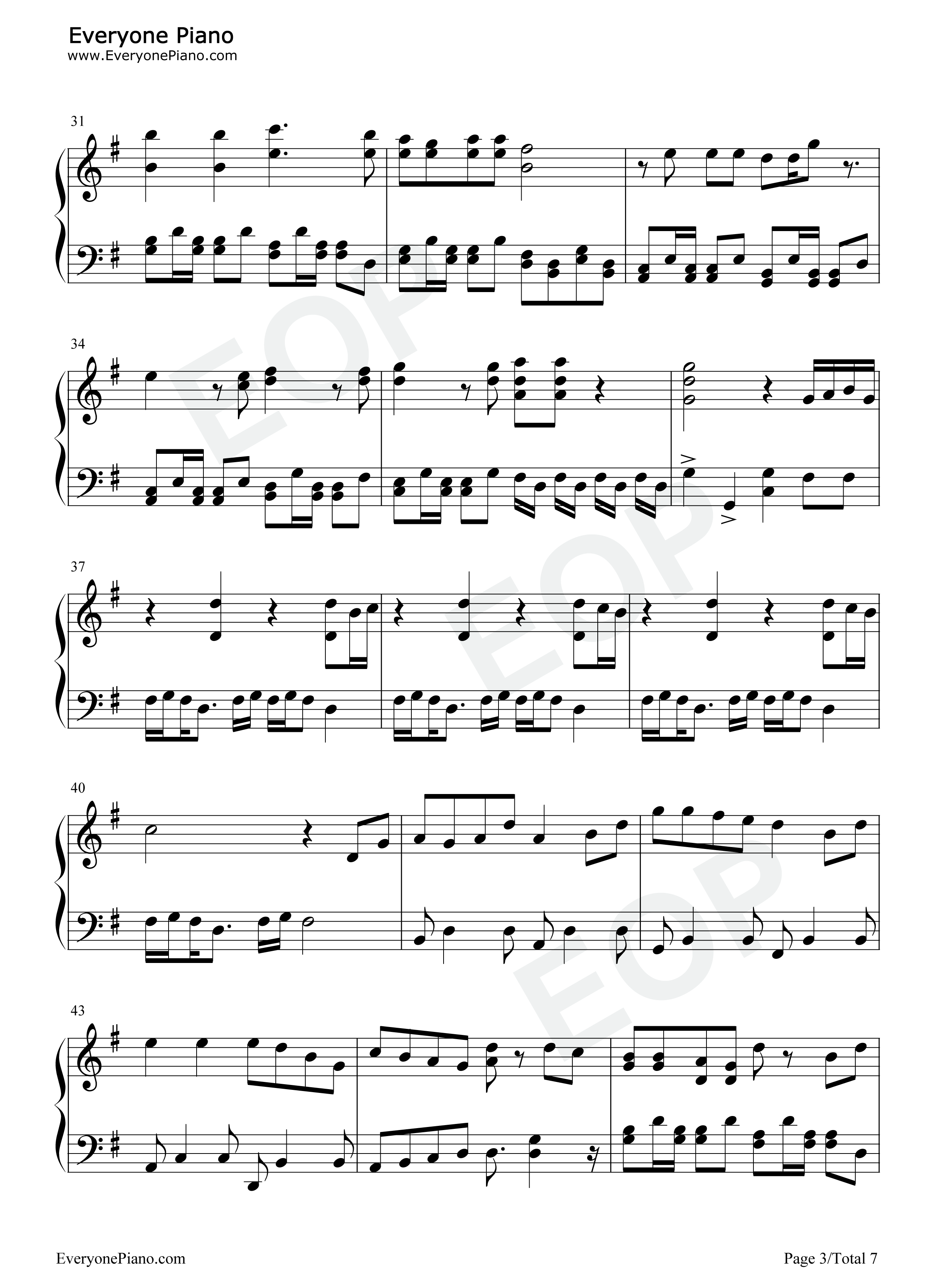 心绘钢琴谱_Road_of_Major