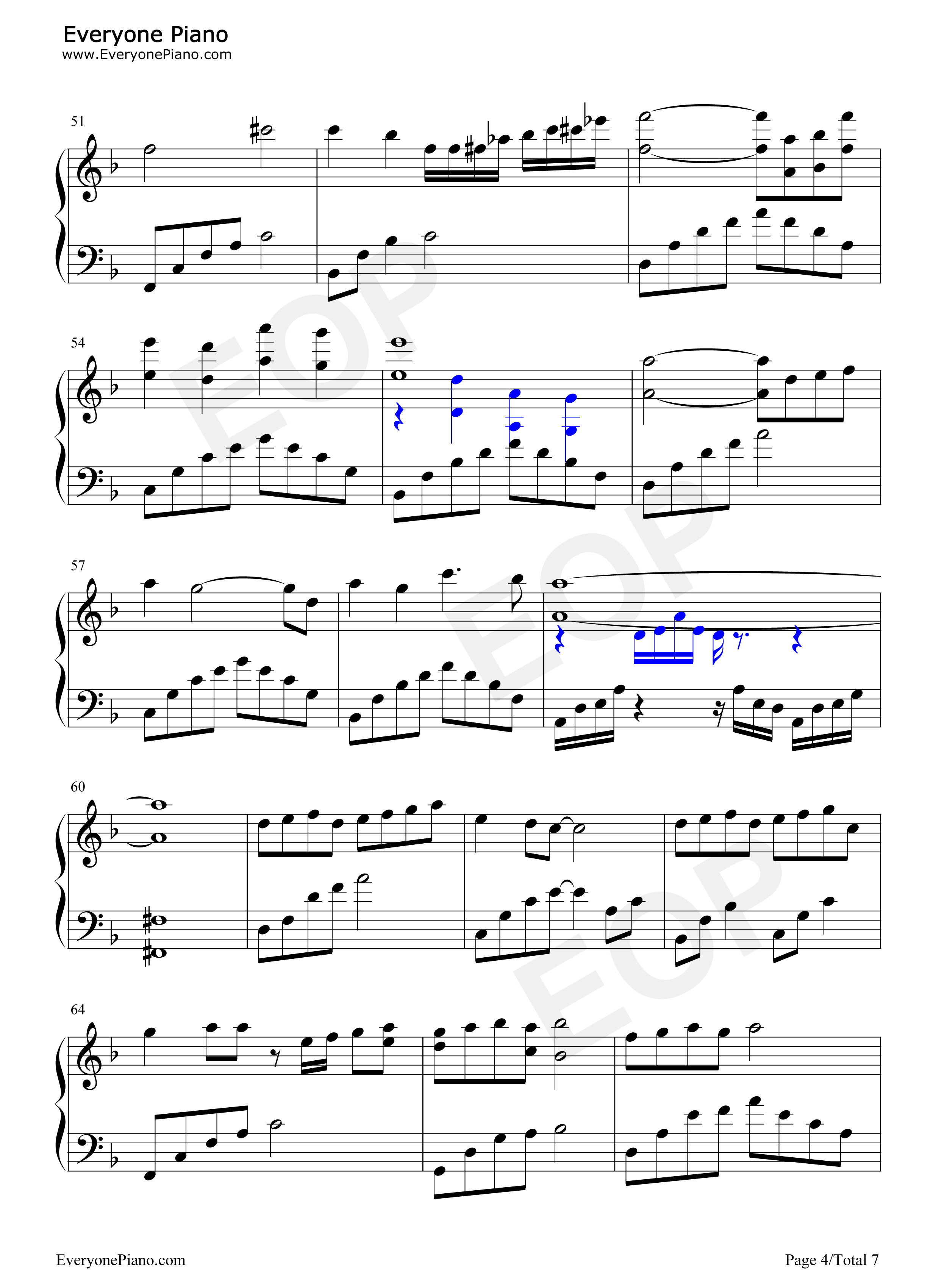 昙花一现雨及时钢琴谱_周深_郑云龙