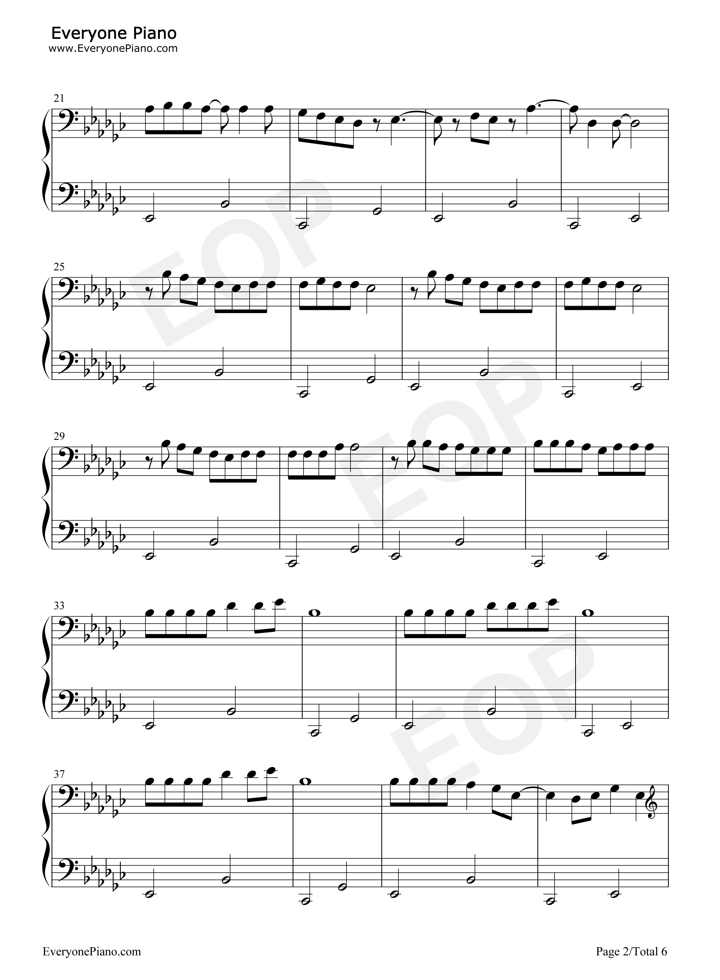 Love_Lies钢琴谱_Khalid_Normani