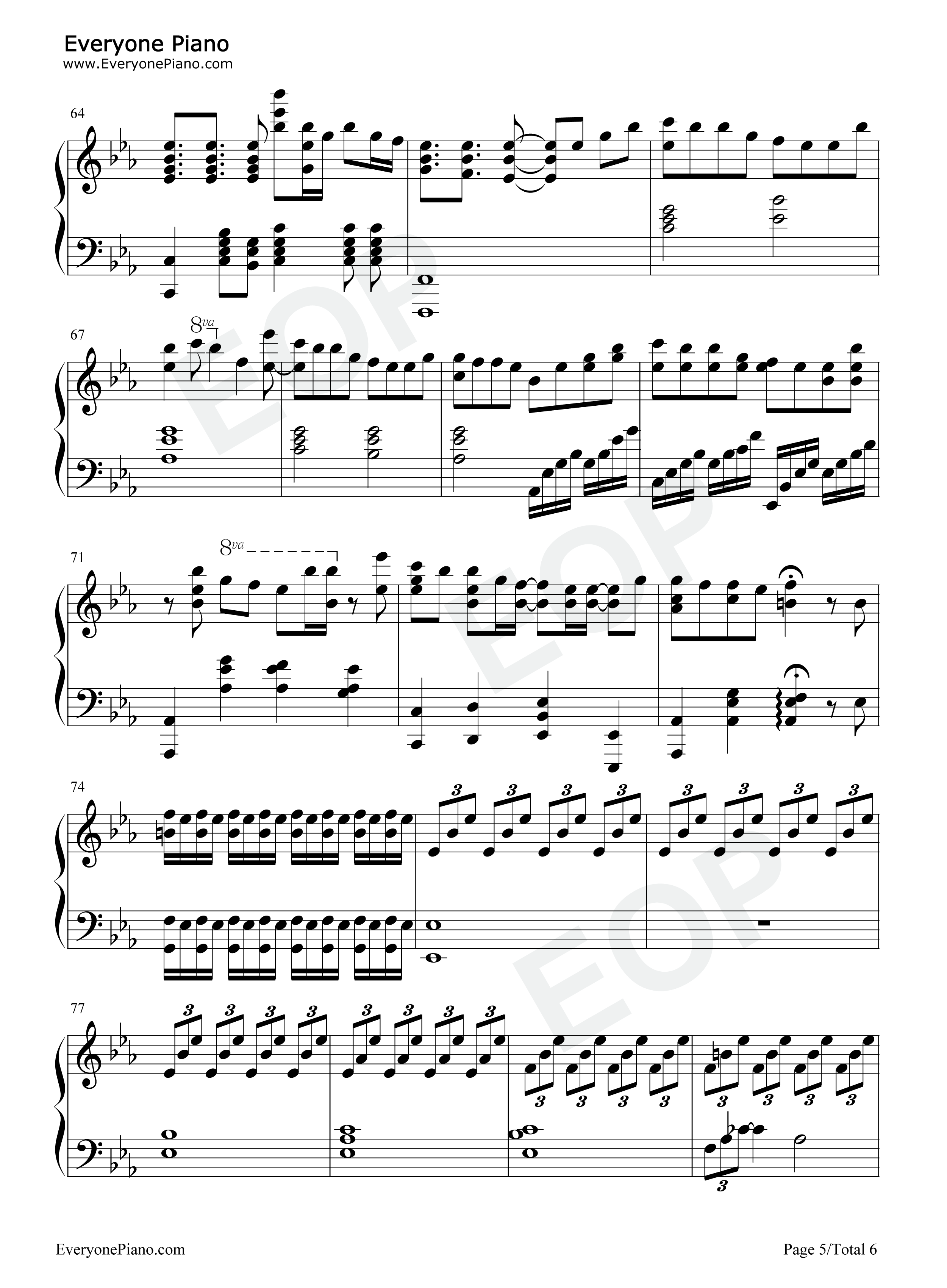 Sad_Machine钢琴谱_Porter_Robinson