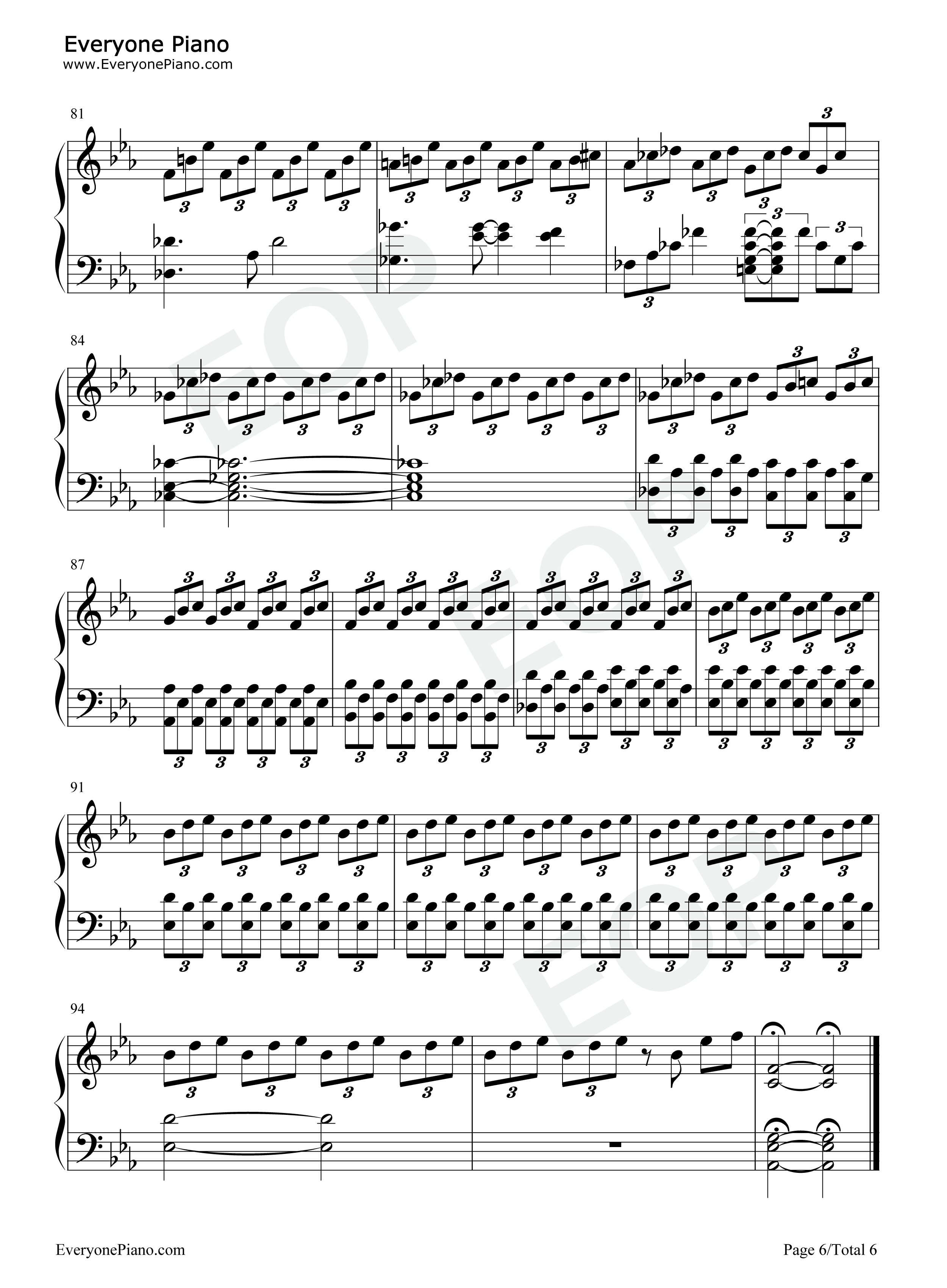 Sad_Machine钢琴谱_Porter_Robinson