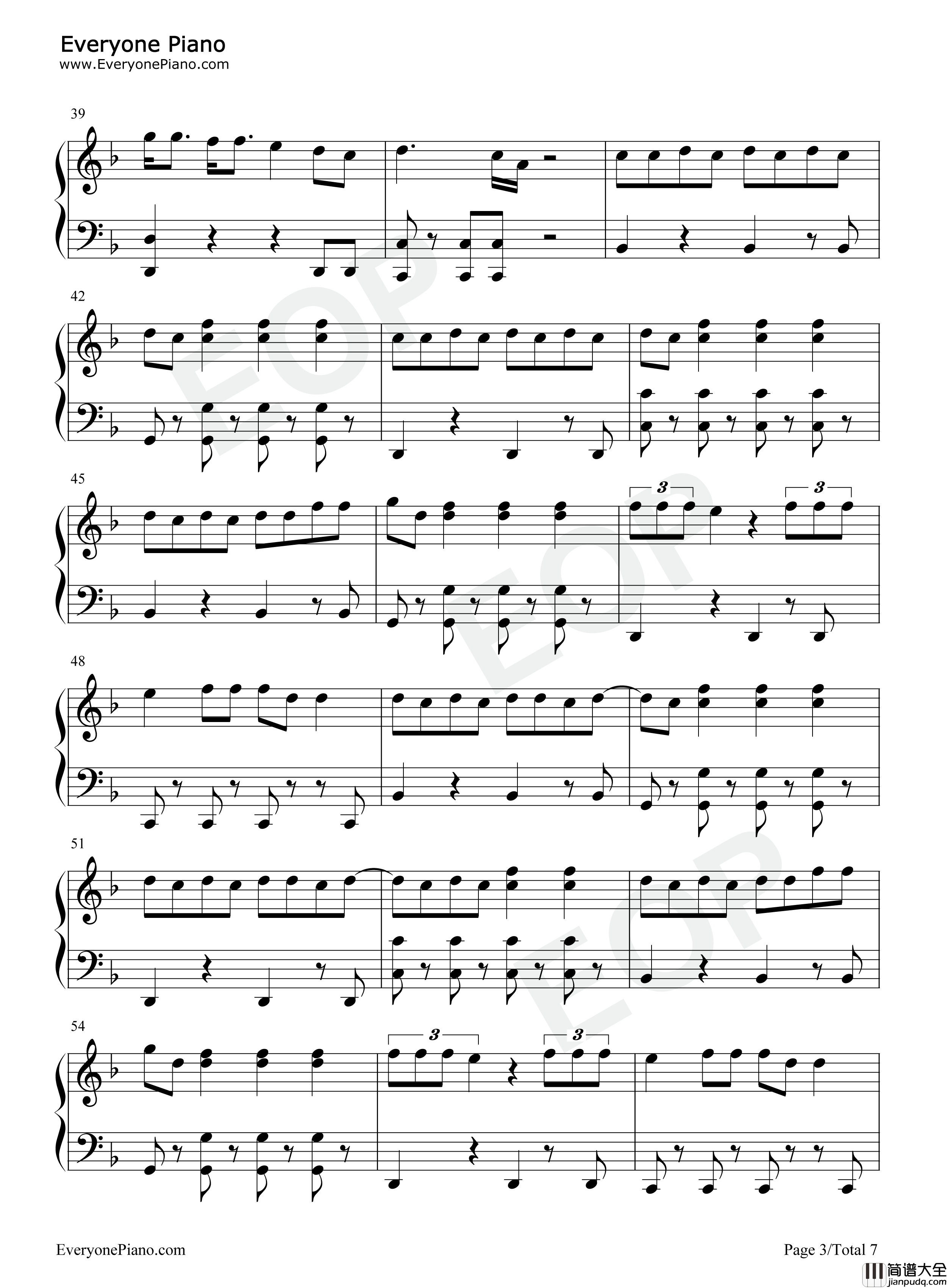 Black_Swan钢琴谱_防弹少年团