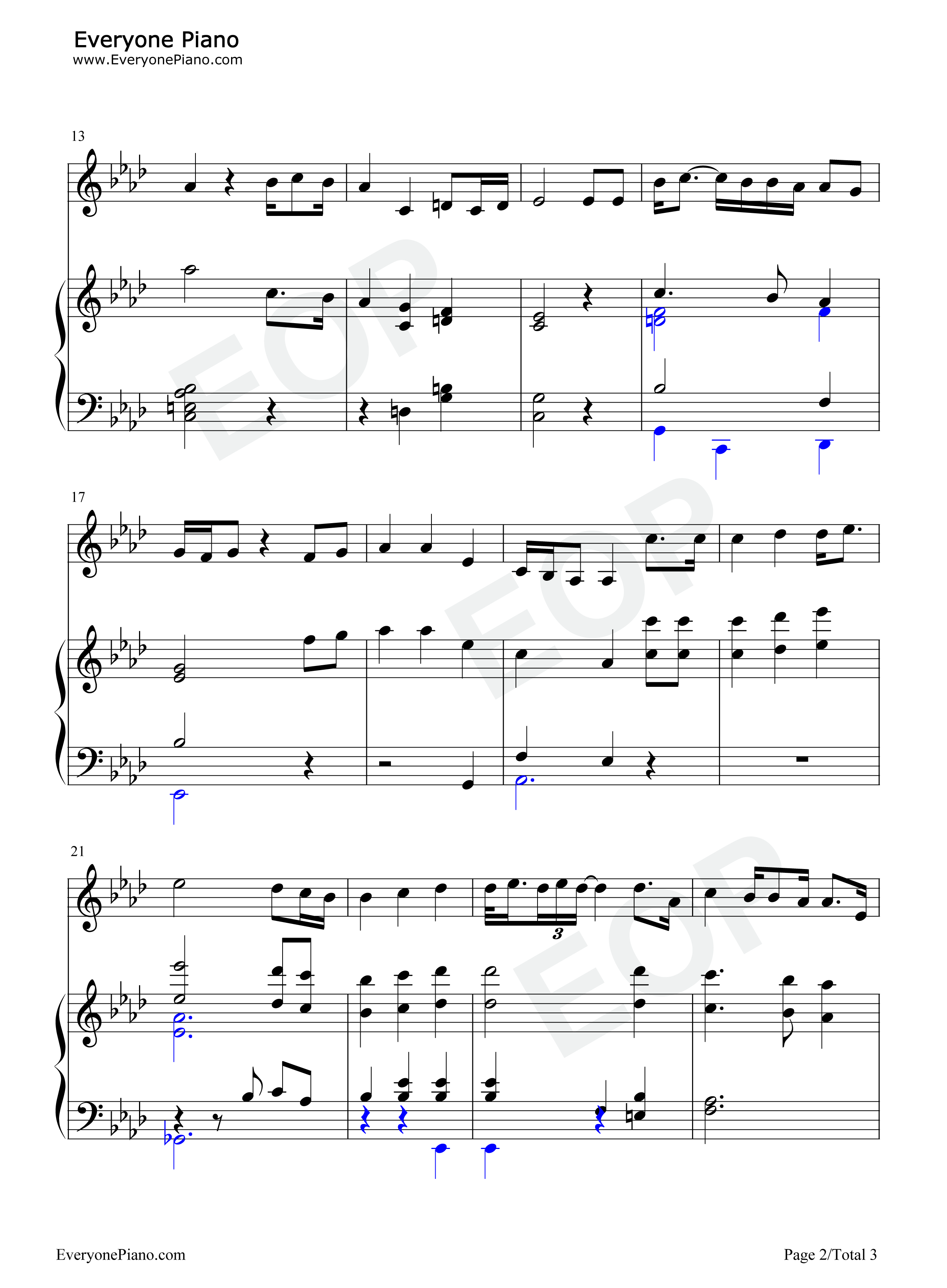 The_Star钢琴谱_Demi_Lovato