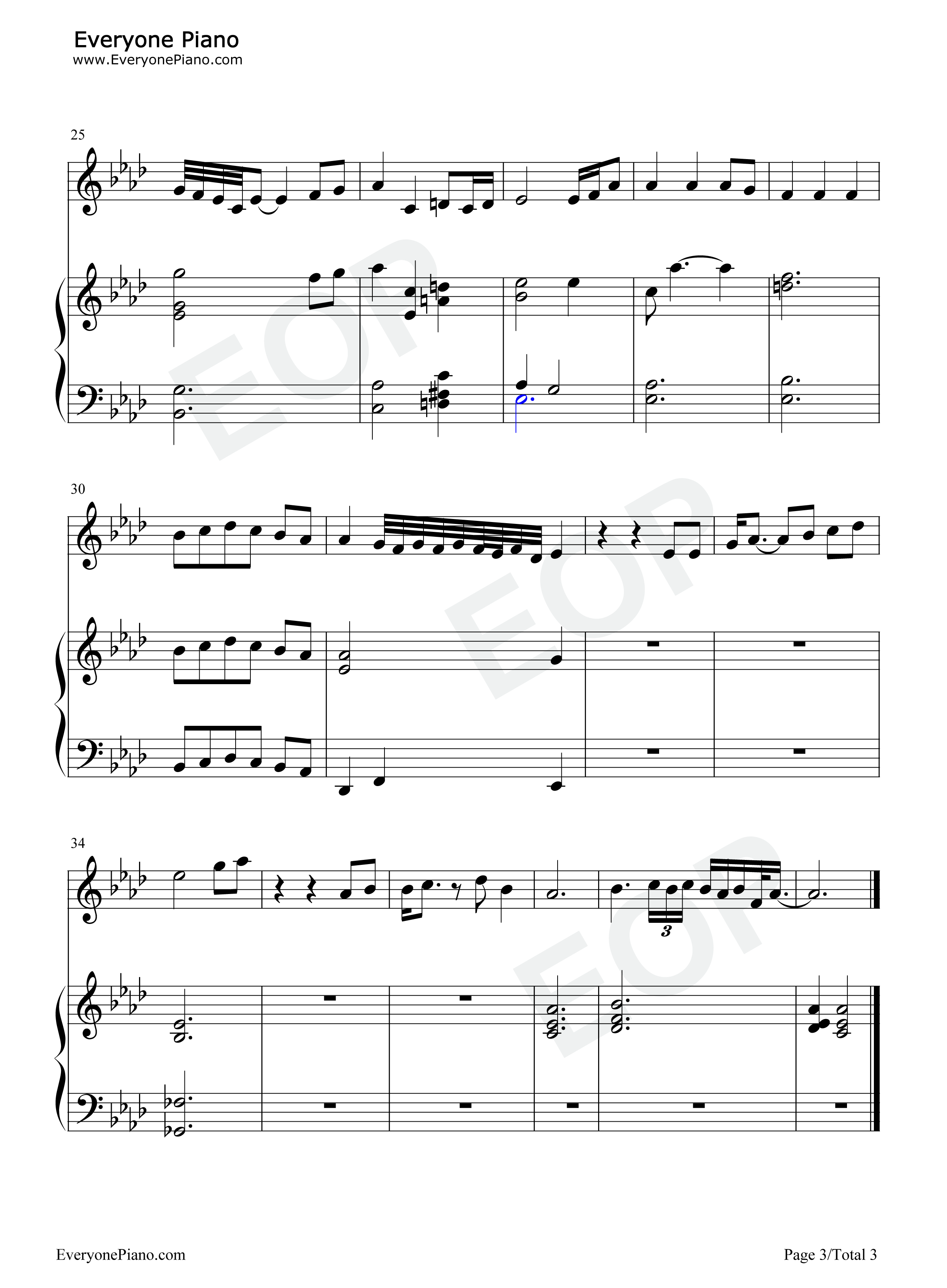 The_Star钢琴谱_Demi_Lovato