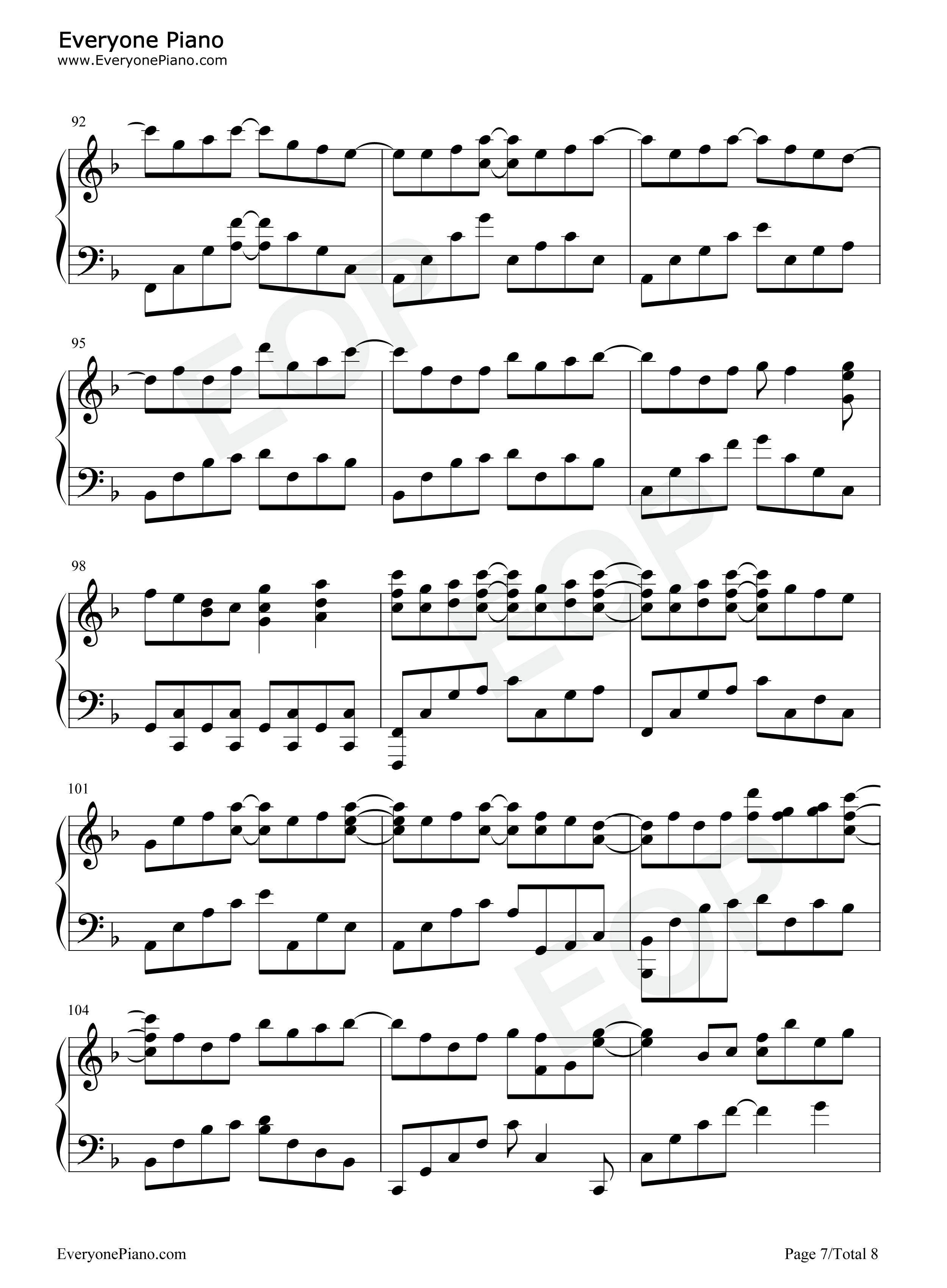 冰天雪地钢琴谱_何宣林