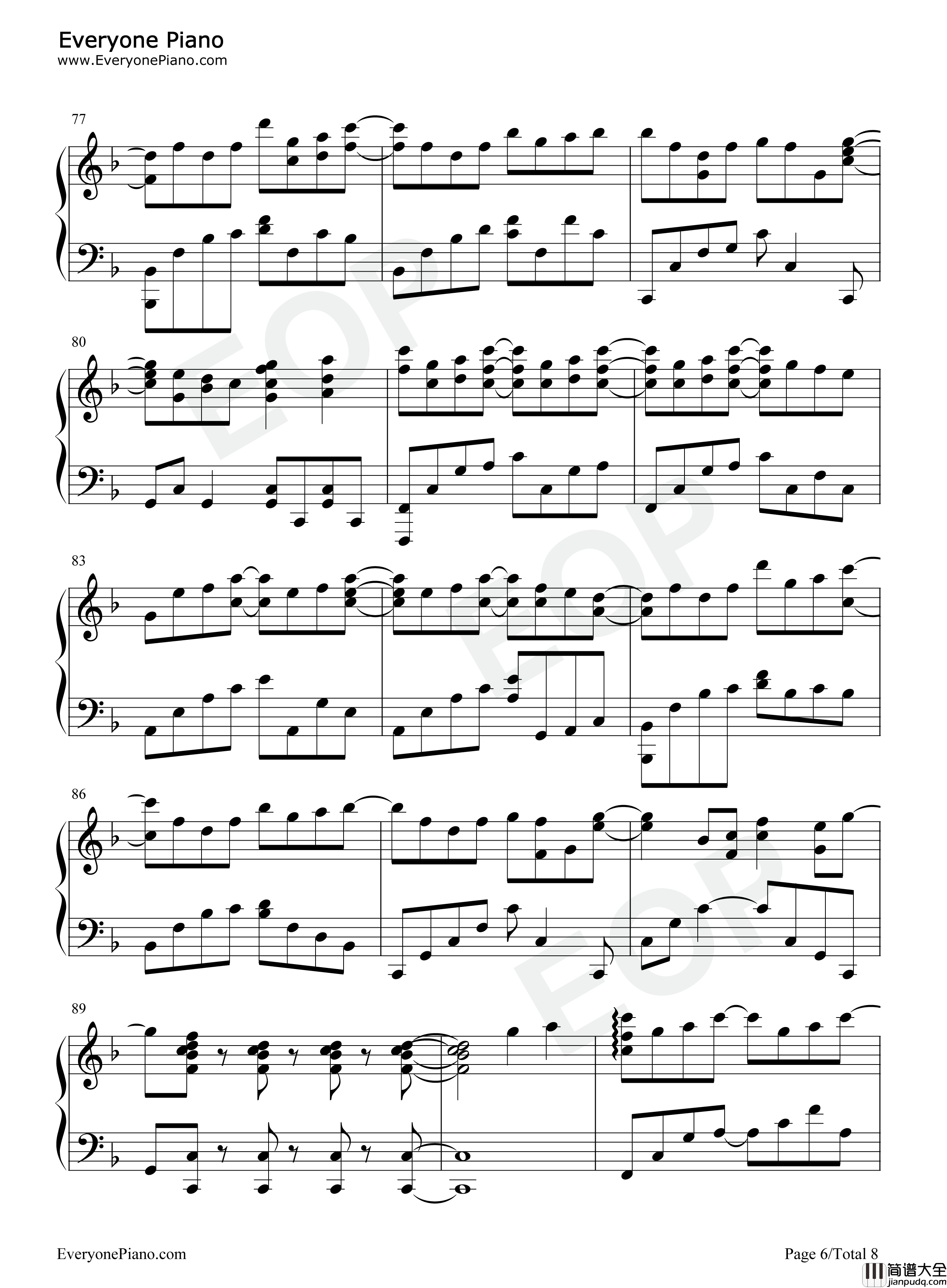 冰天雪地钢琴谱_何宣林