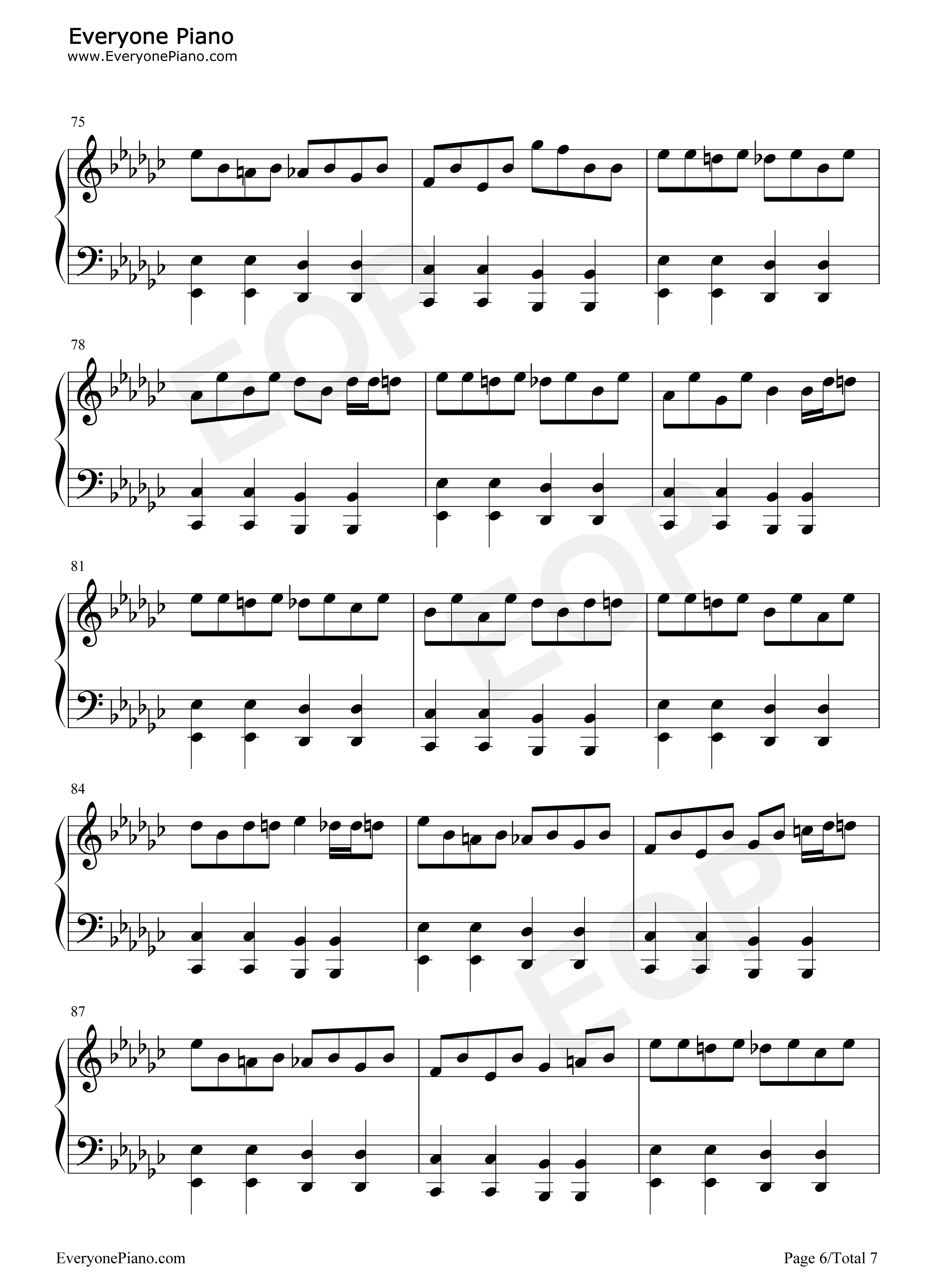 达拉崩吧钢琴谱_洛天依_言和