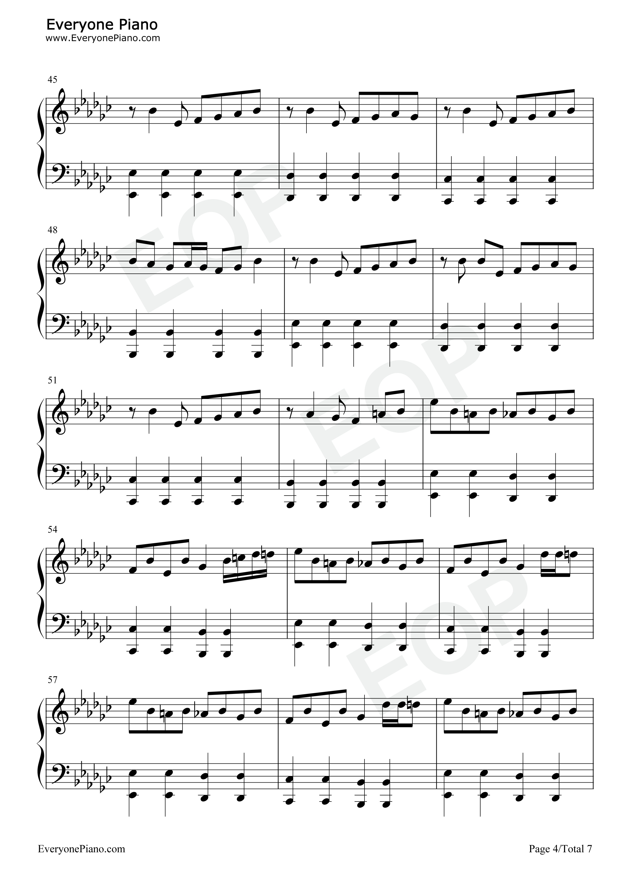 达拉崩吧钢琴谱_洛天依_言和