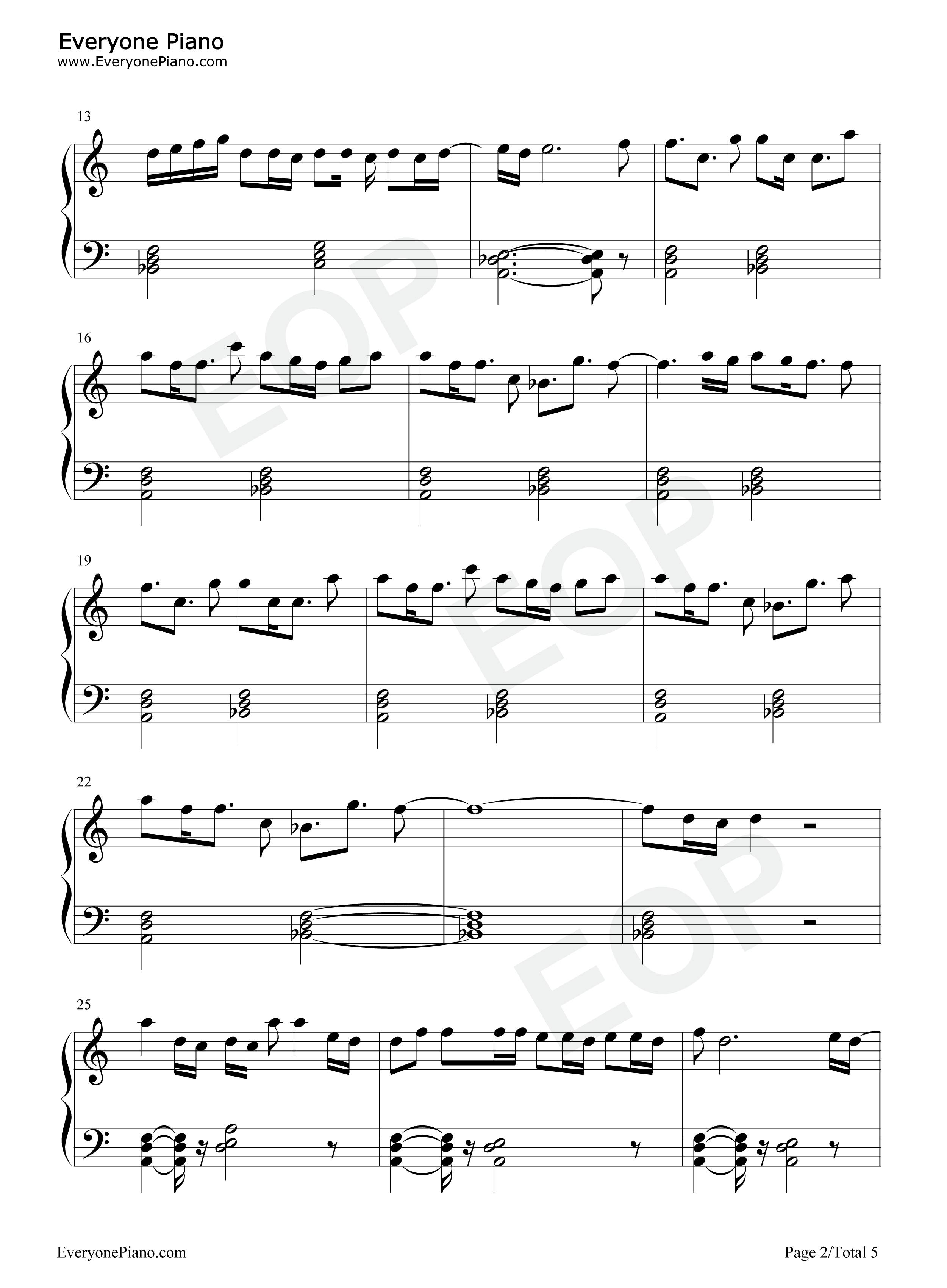 Im_Ready钢琴谱_Sam_Smith_Demi_Lovato