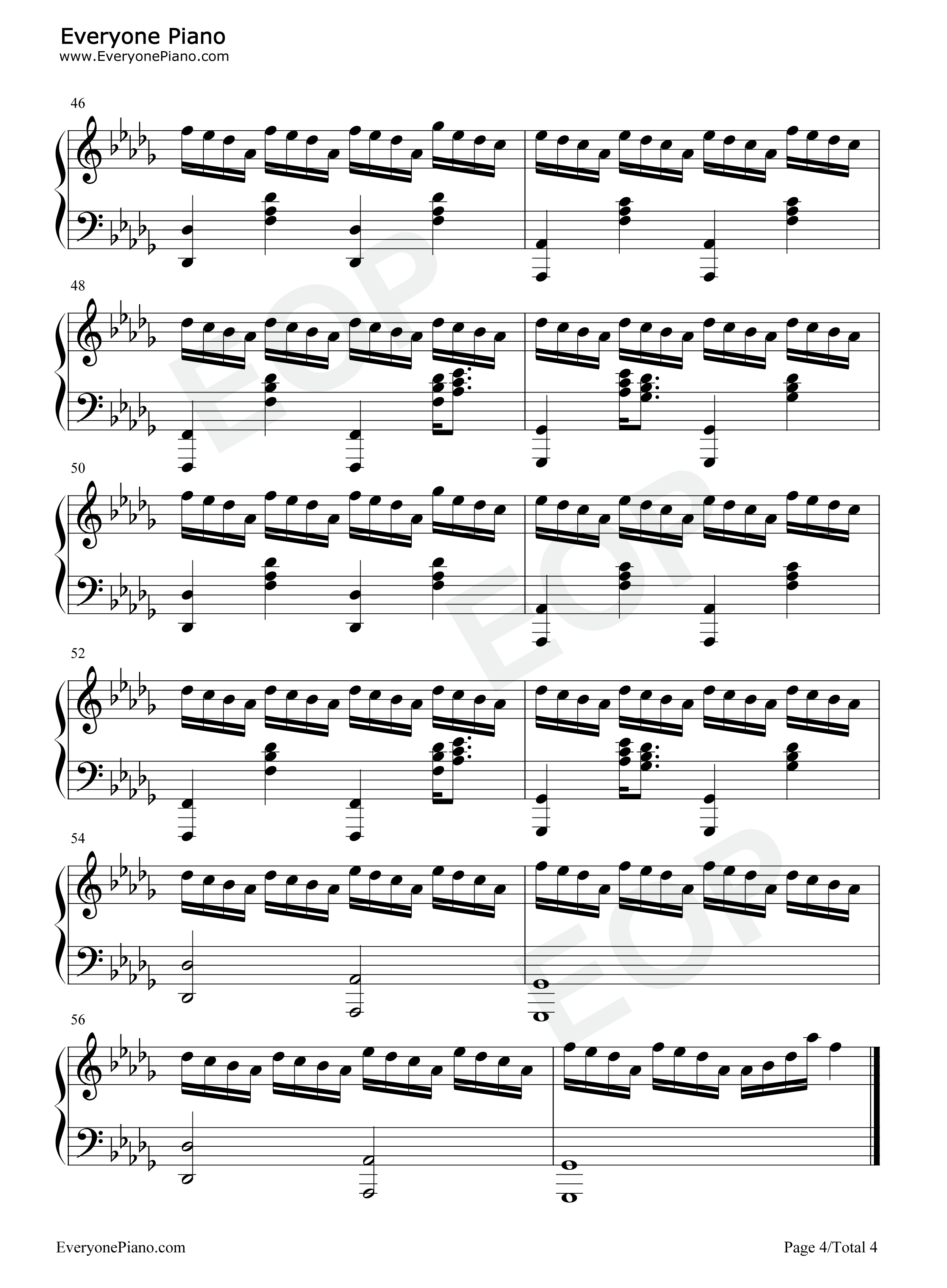 Daddy钢琴谱_Coldplay