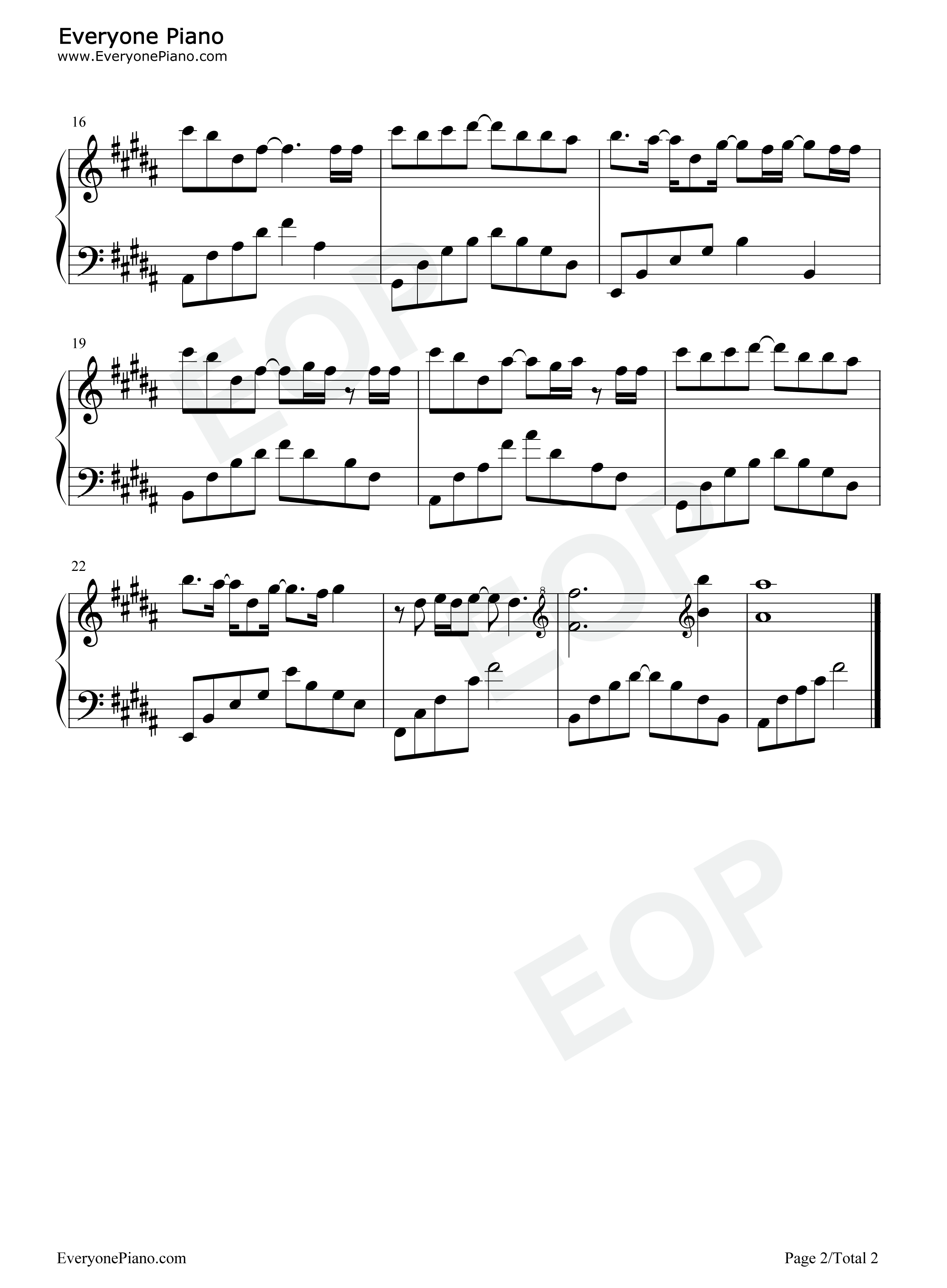 天空没有极限钢琴谱_邓紫棋