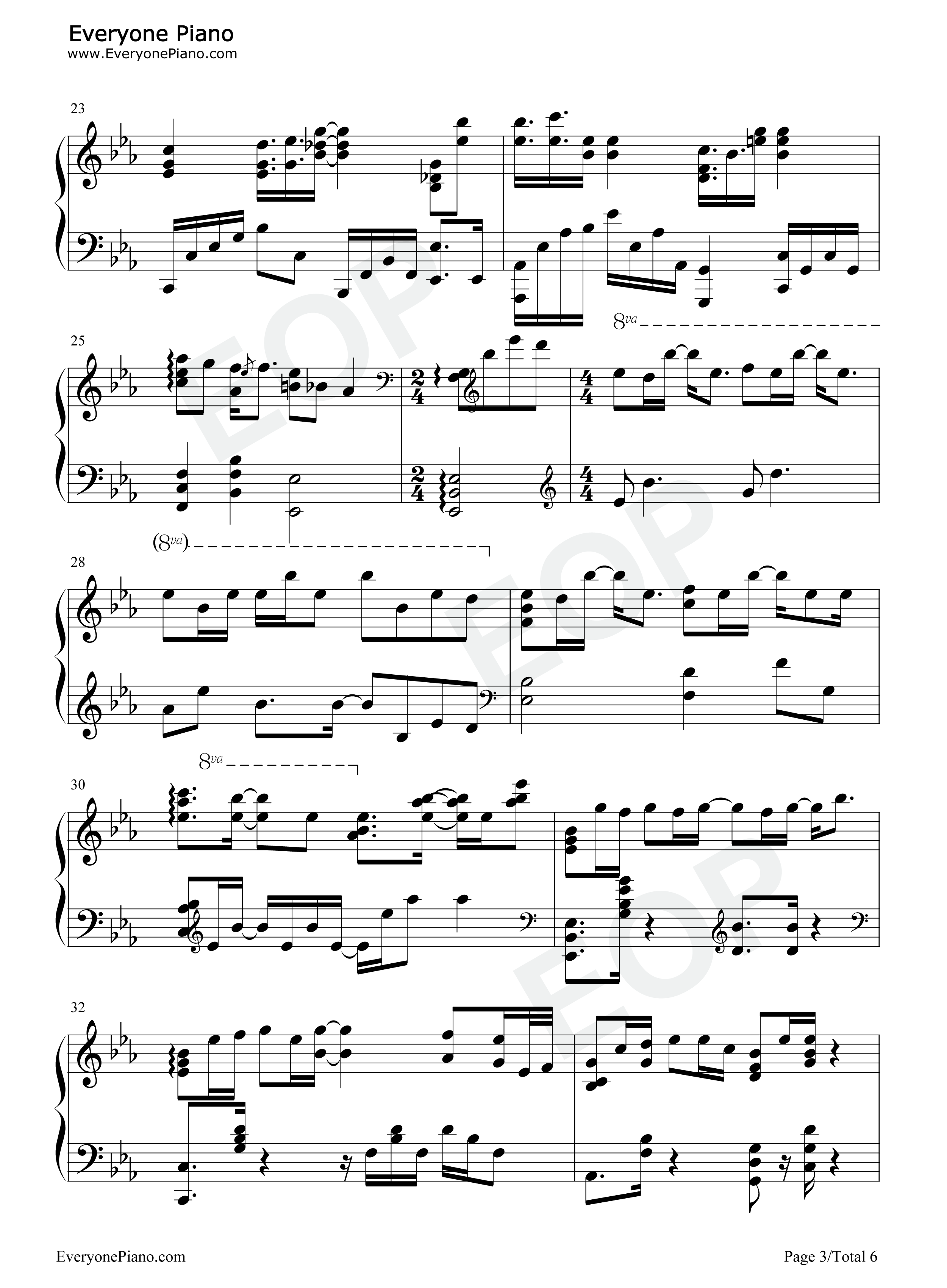 雪花落下钢琴谱_周深