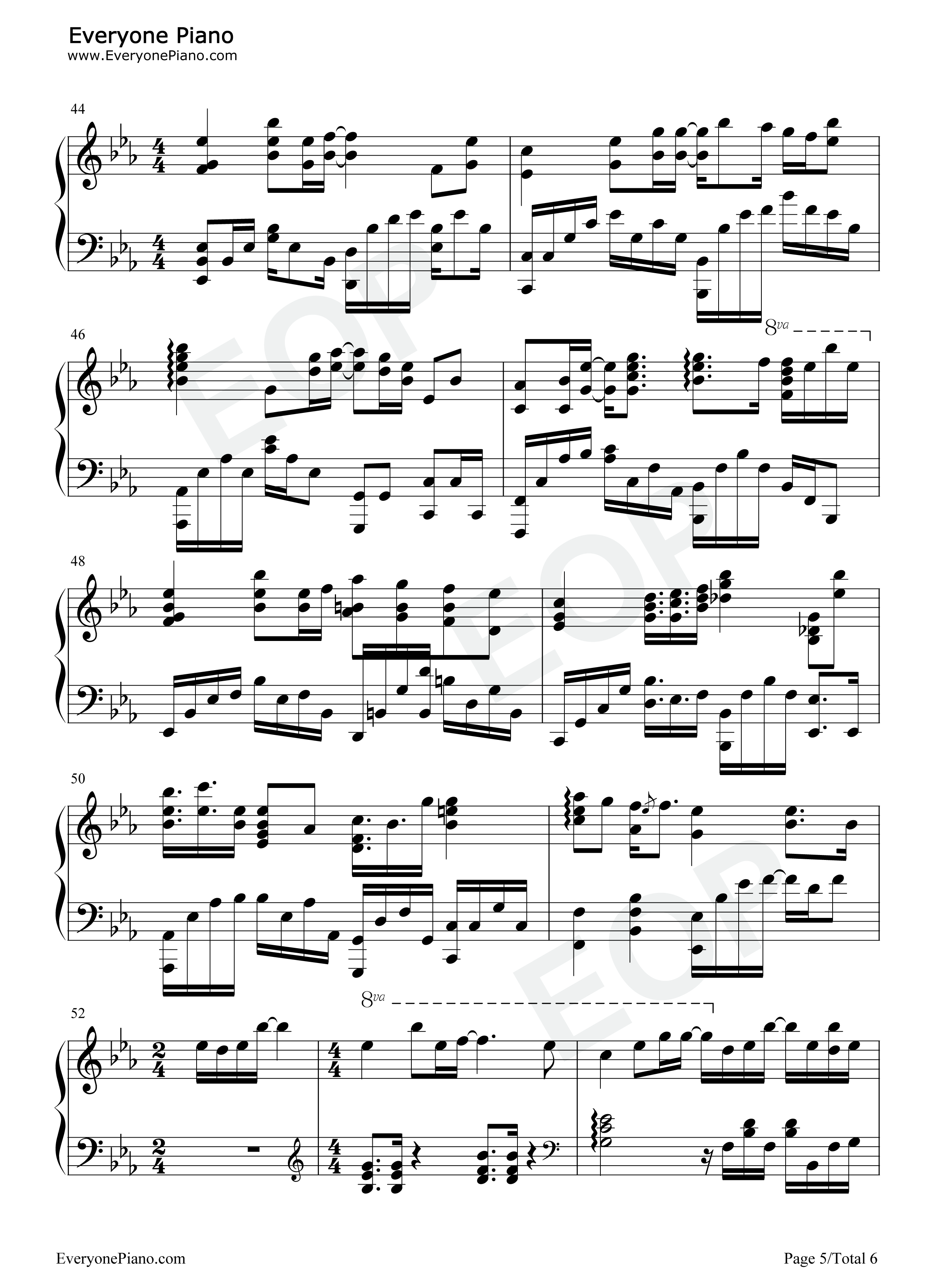 雪花落下钢琴谱_周深