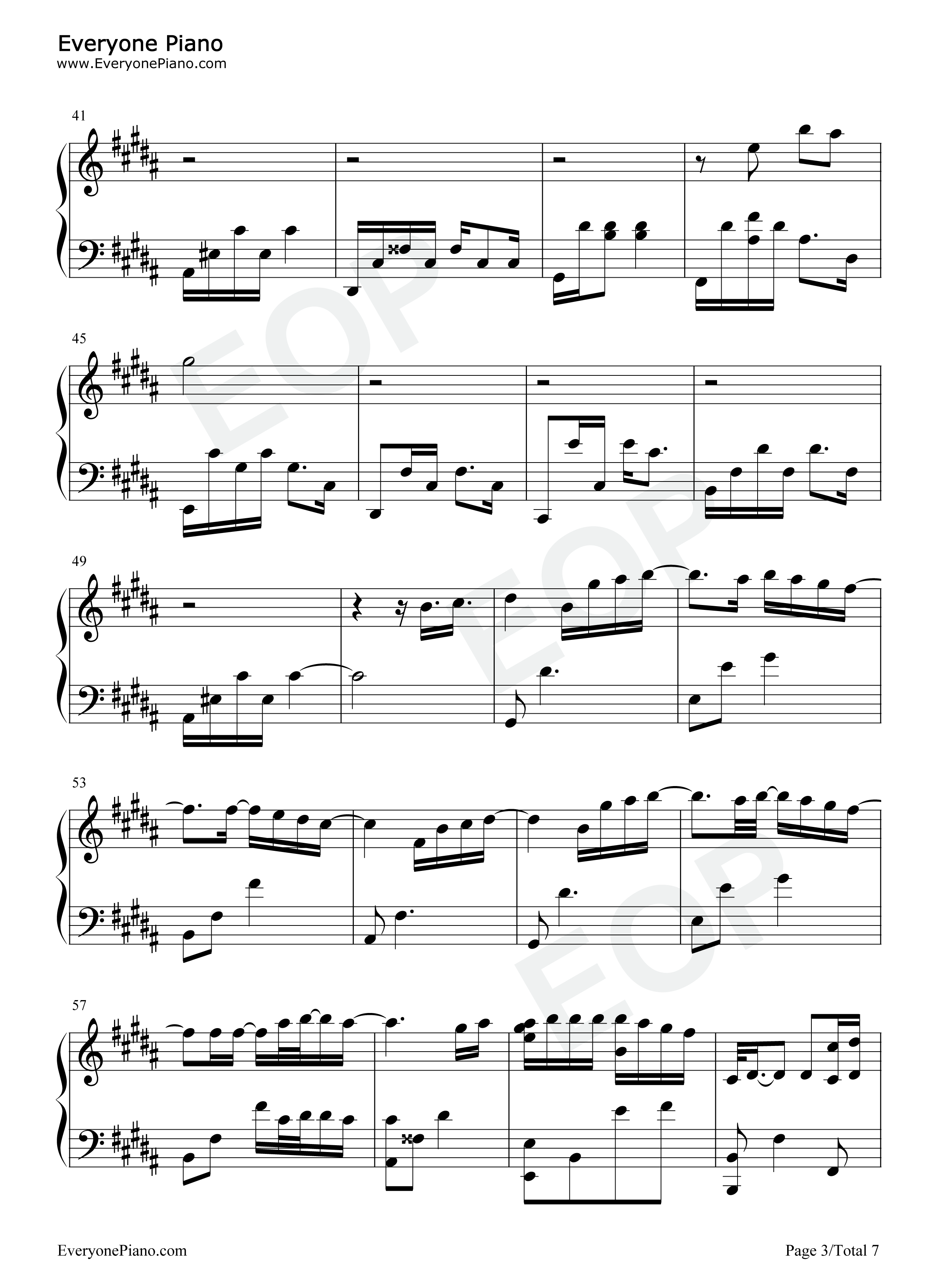 Done_For_Me钢琴谱_Punch