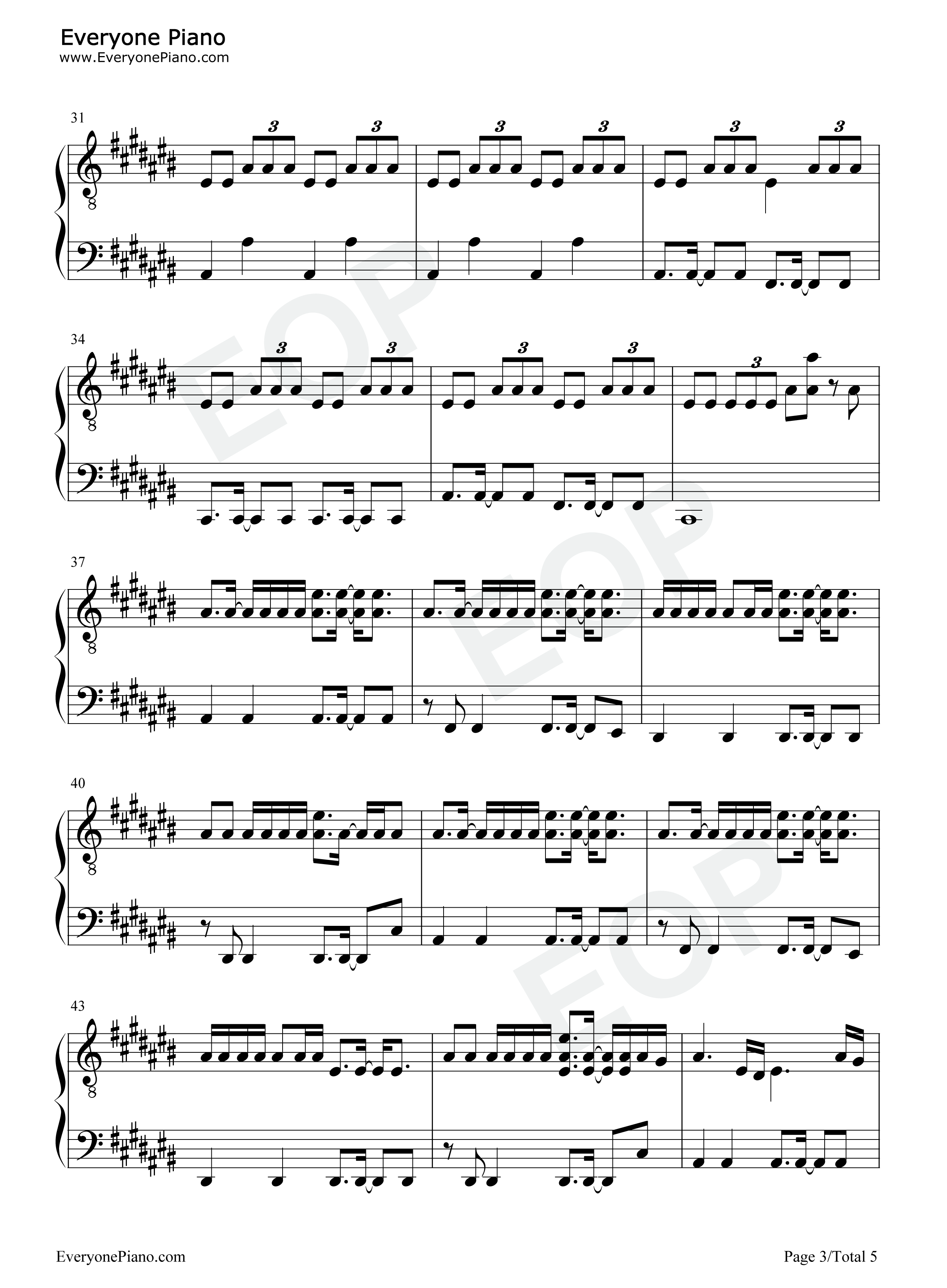 Boss_Bitch钢琴谱_Doja_Cat