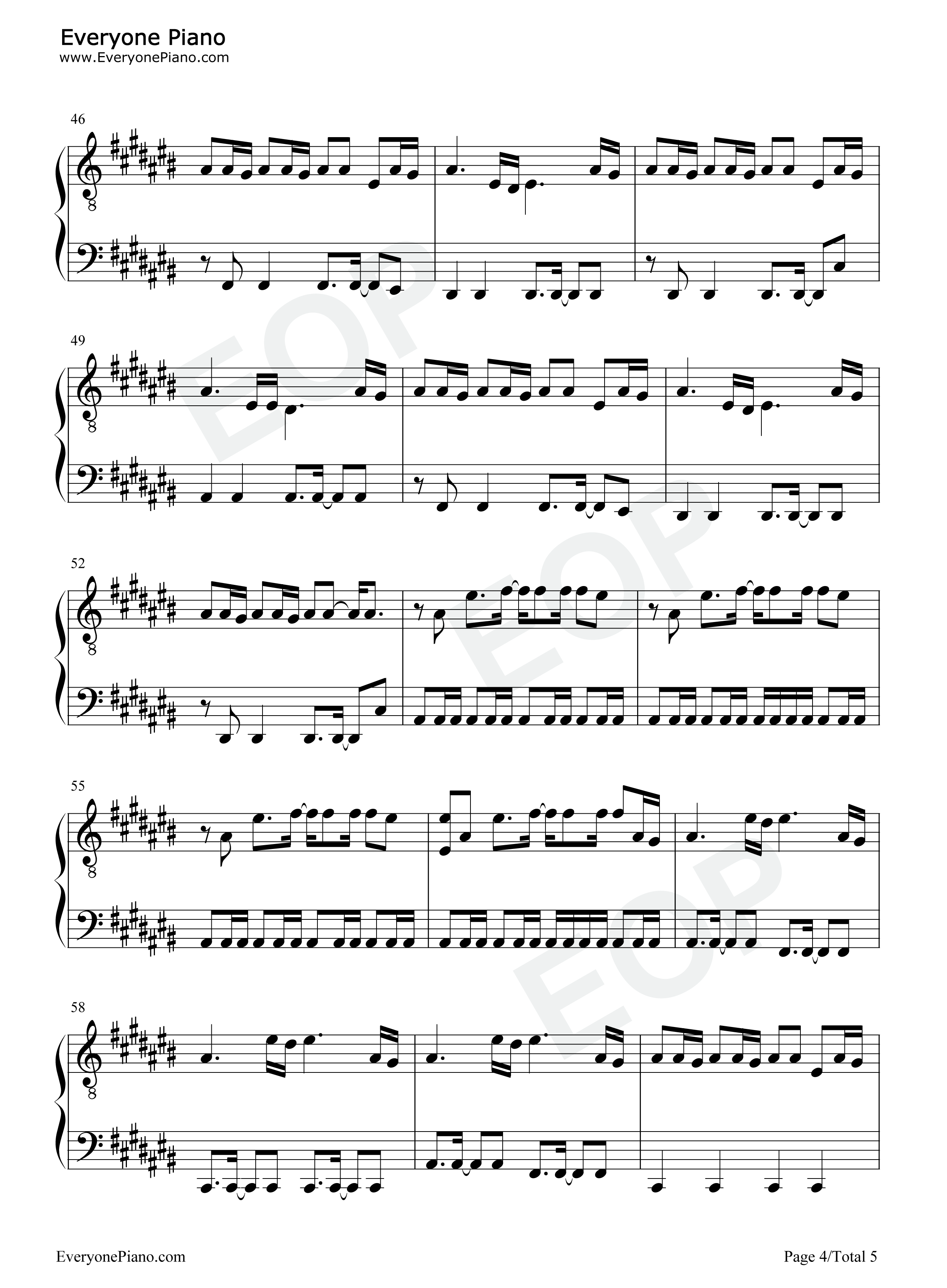 Boss_Bitch钢琴谱_Doja_Cat