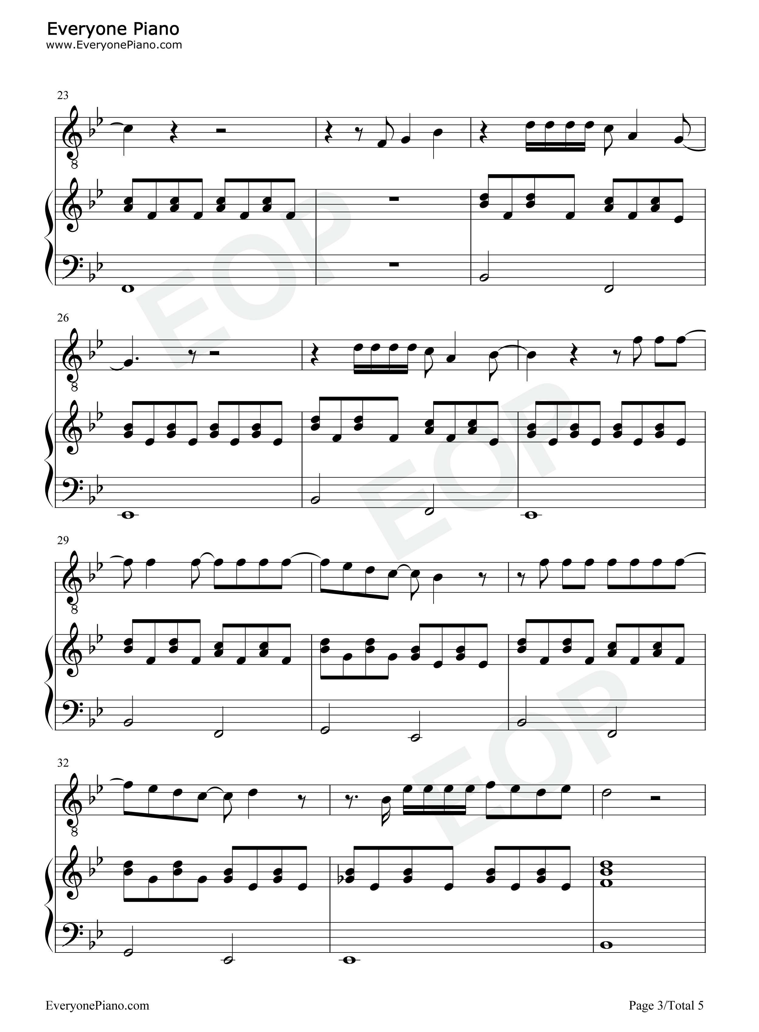 Put_A_Little_Love_On_Me钢琴谱_Niall_Horan