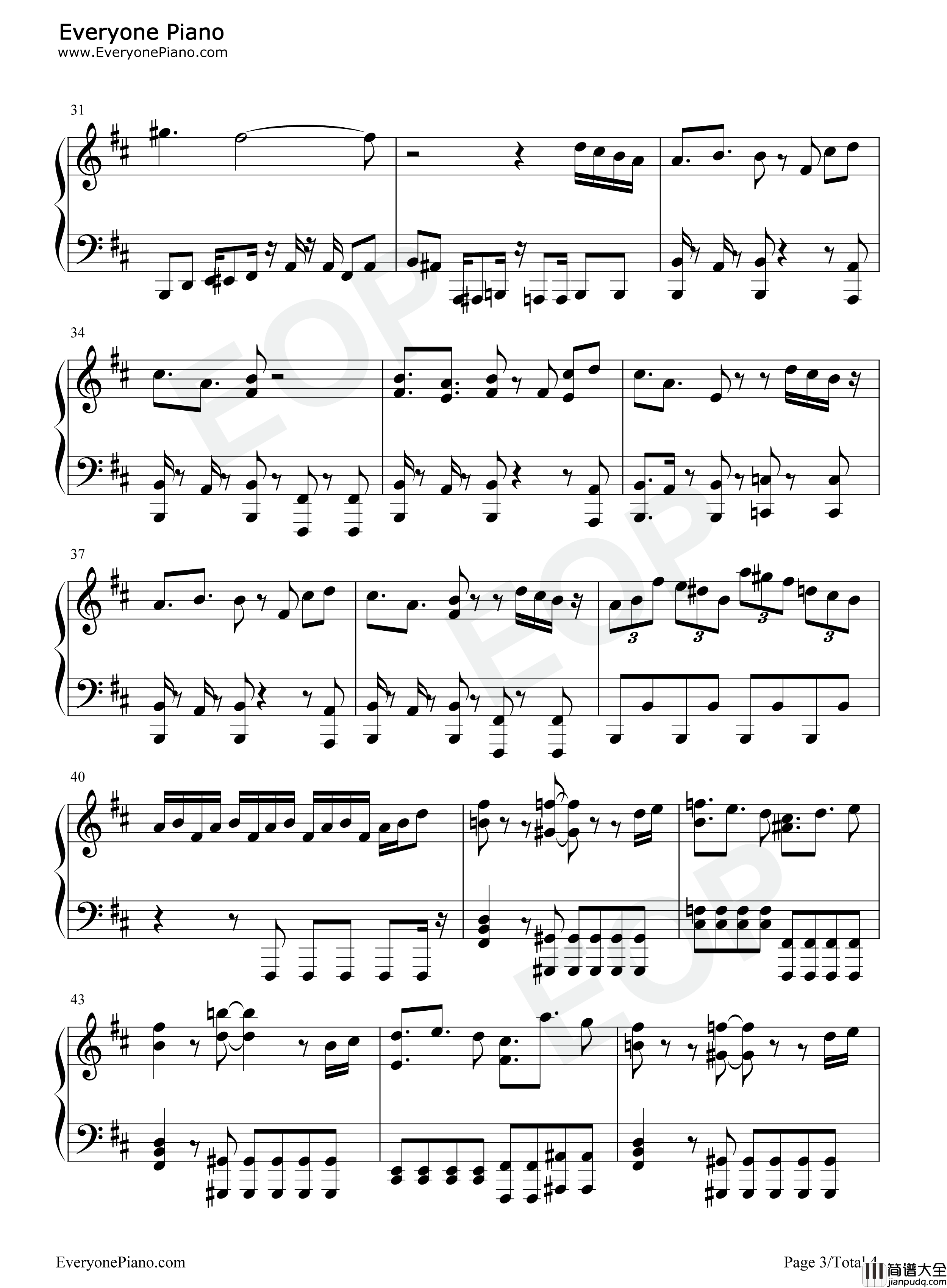 il_vento_doro钢琴谱_菅野祐悟