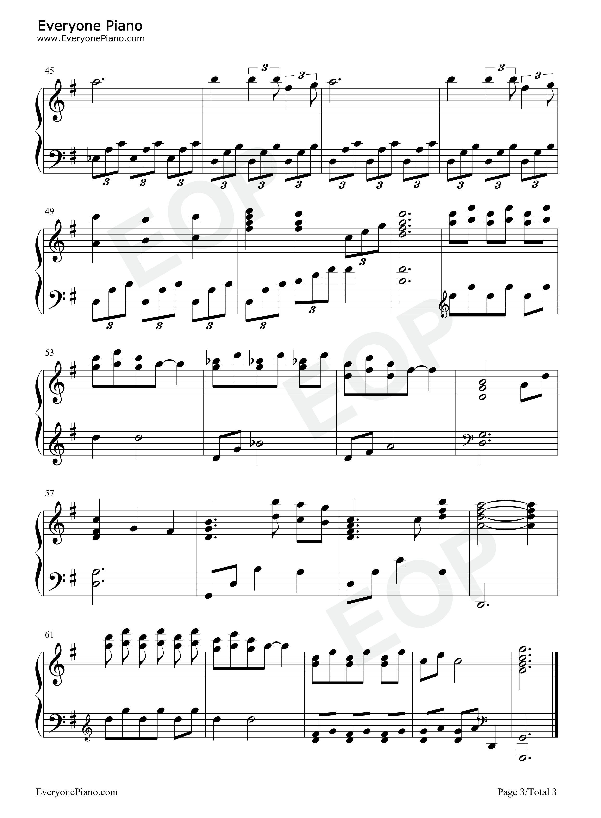 The_Song_for_My_Brother钢琴谱_南惠胜_高恩静