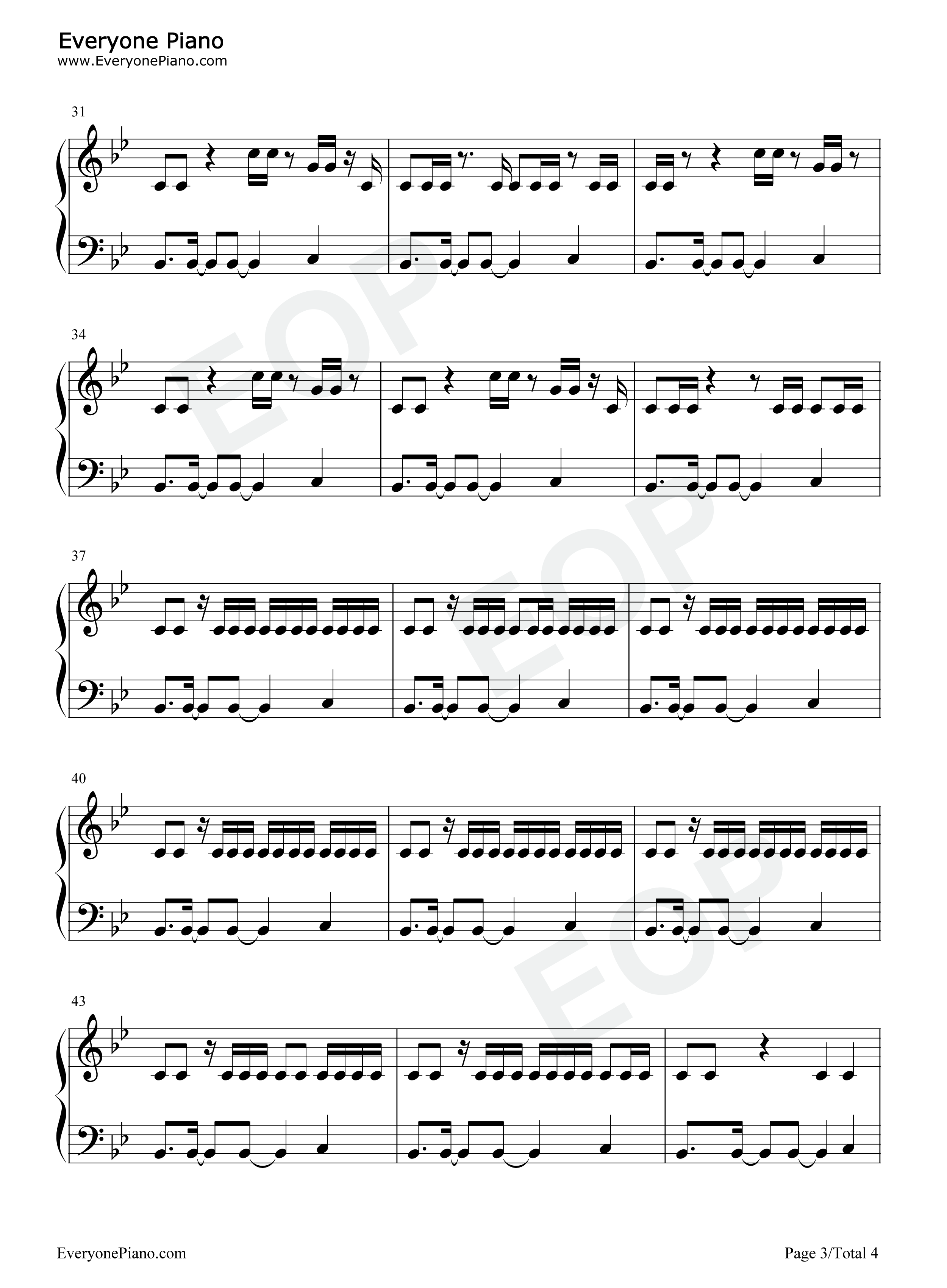 Savage钢琴谱_Megan_Thee_Stallion