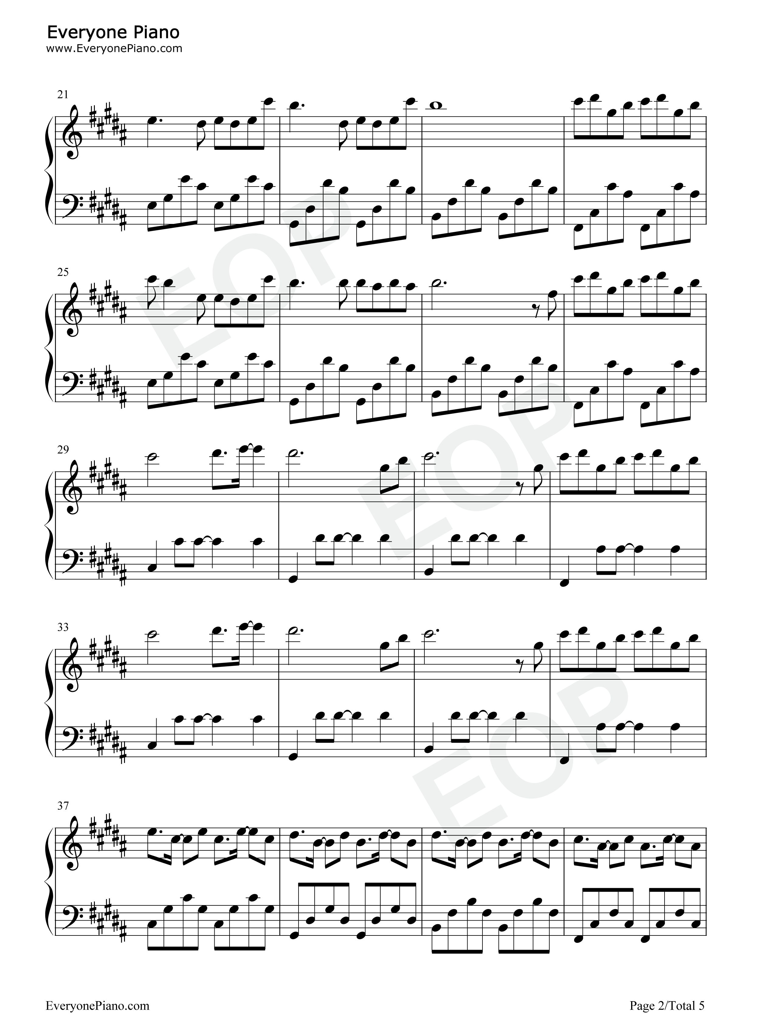 In_Your_Eyes钢琴谱_Robin_Schulz_Alida