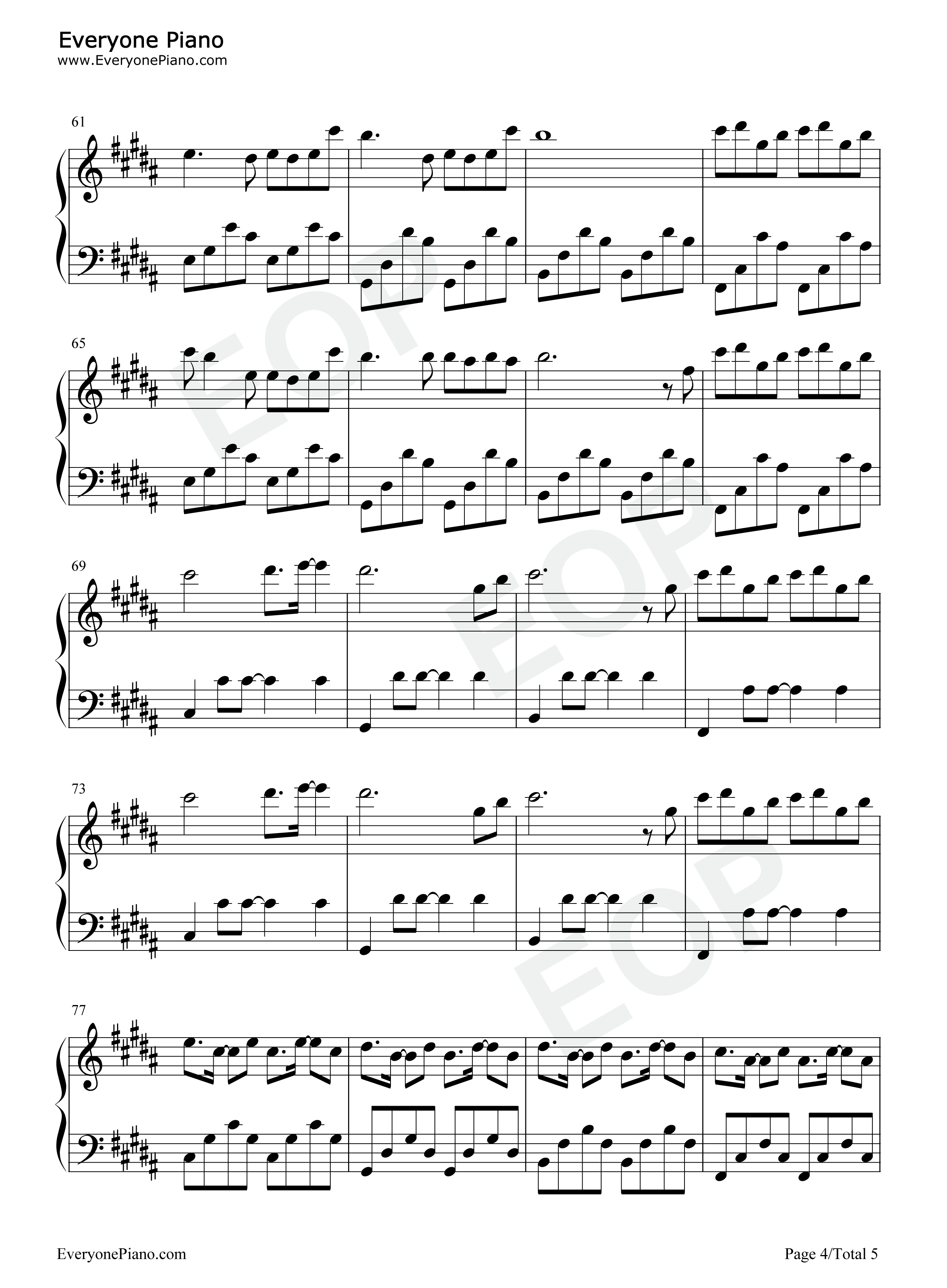 In_Your_Eyes钢琴谱_Robin_Schulz_Alida