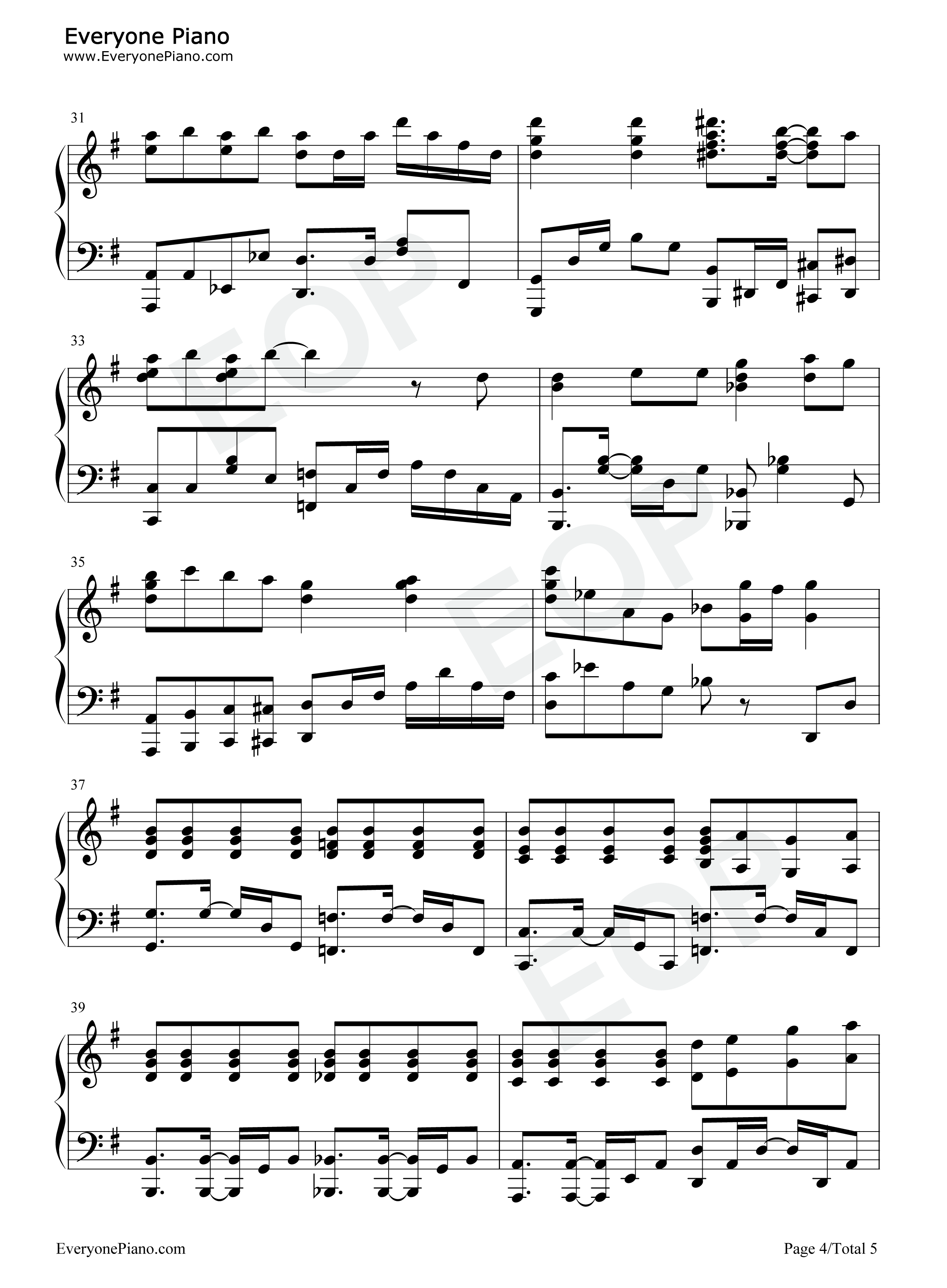 More_One_Night钢琴谱_水濑祈_久保由利香