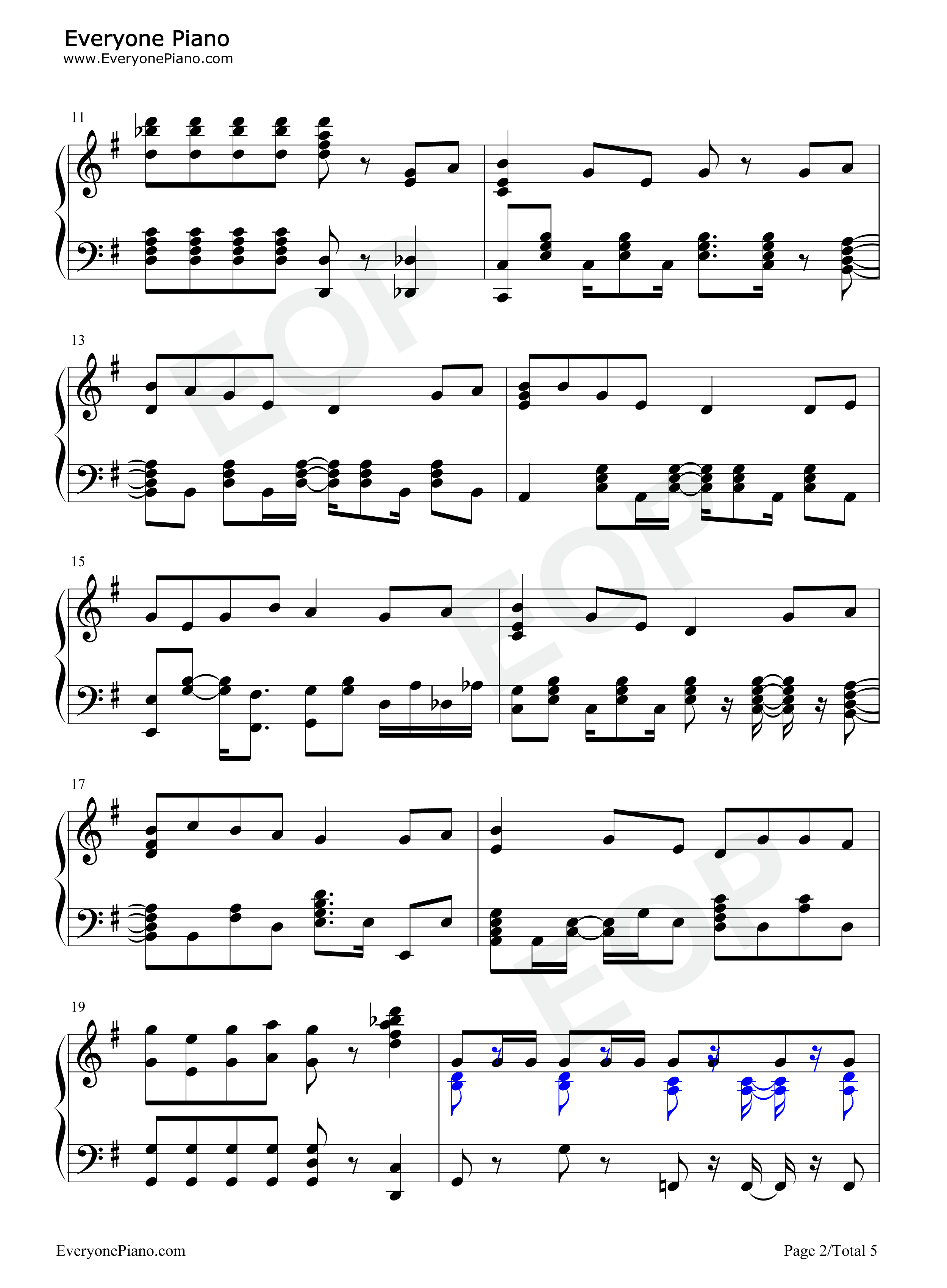 More_One_Night钢琴谱_水濑祈_久保由利香