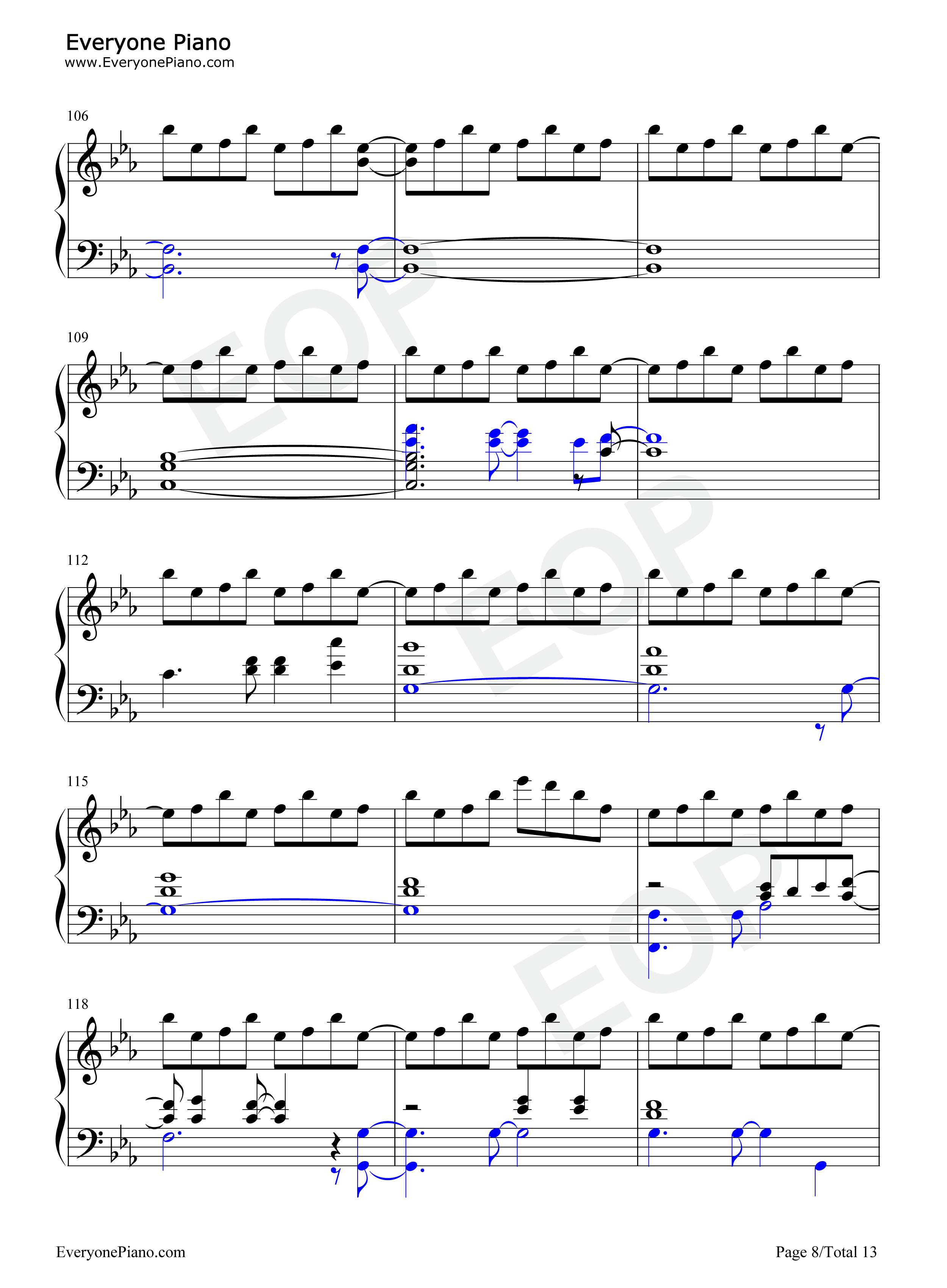 Hero_too钢琴谱_Chrissy_Costanza