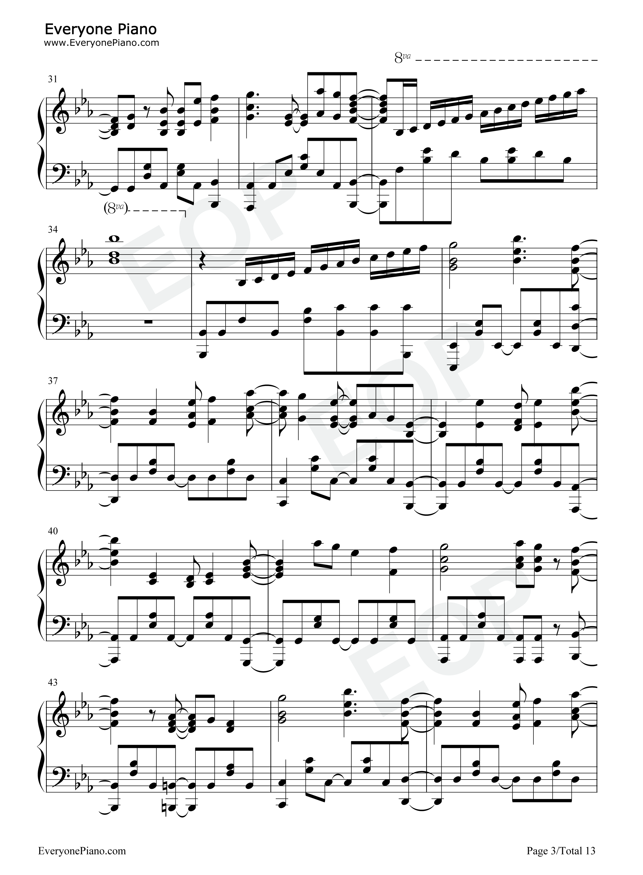 Hero_too钢琴谱_Chrissy_Costanza