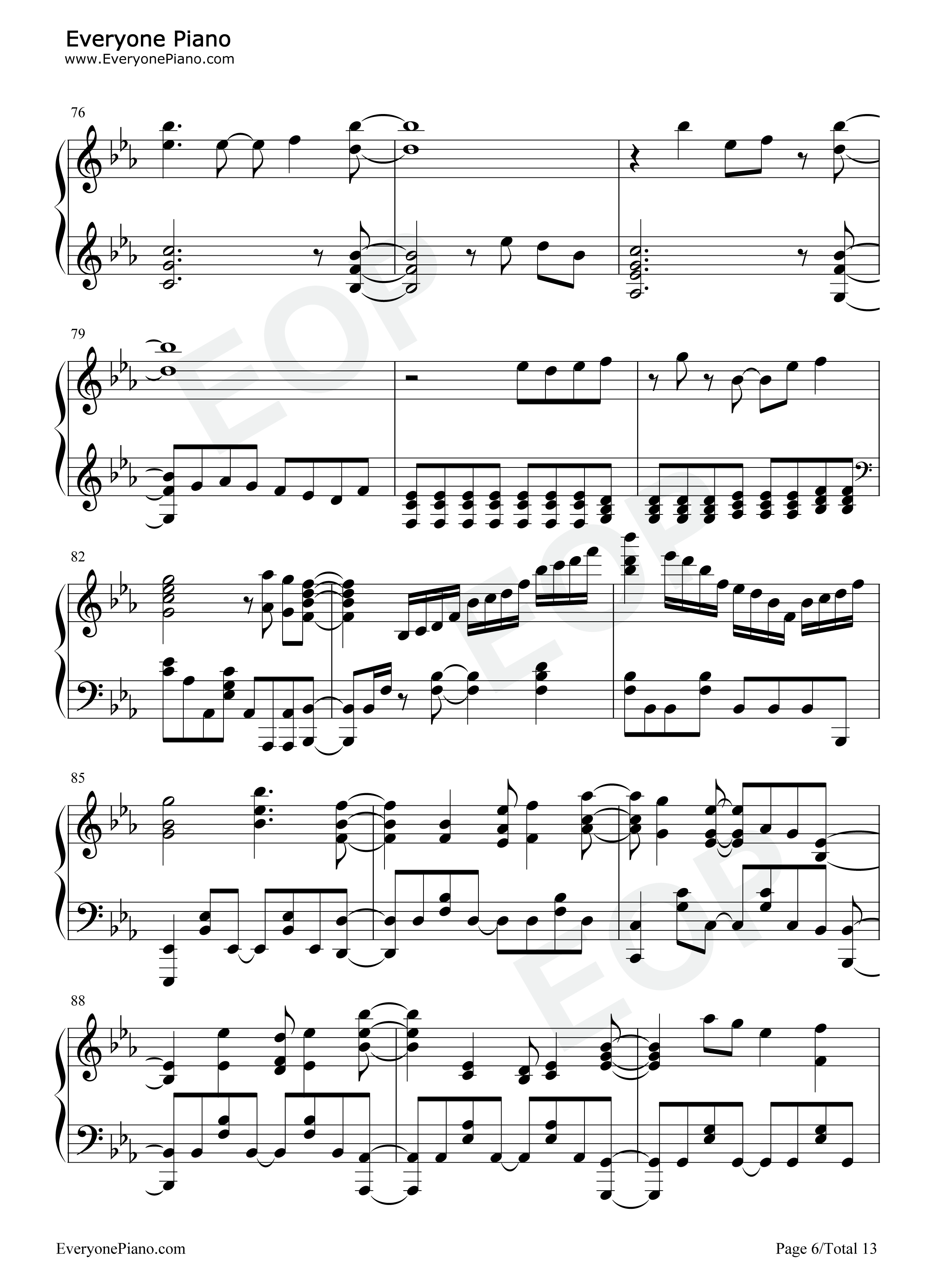 Hero_too钢琴谱_Chrissy_Costanza