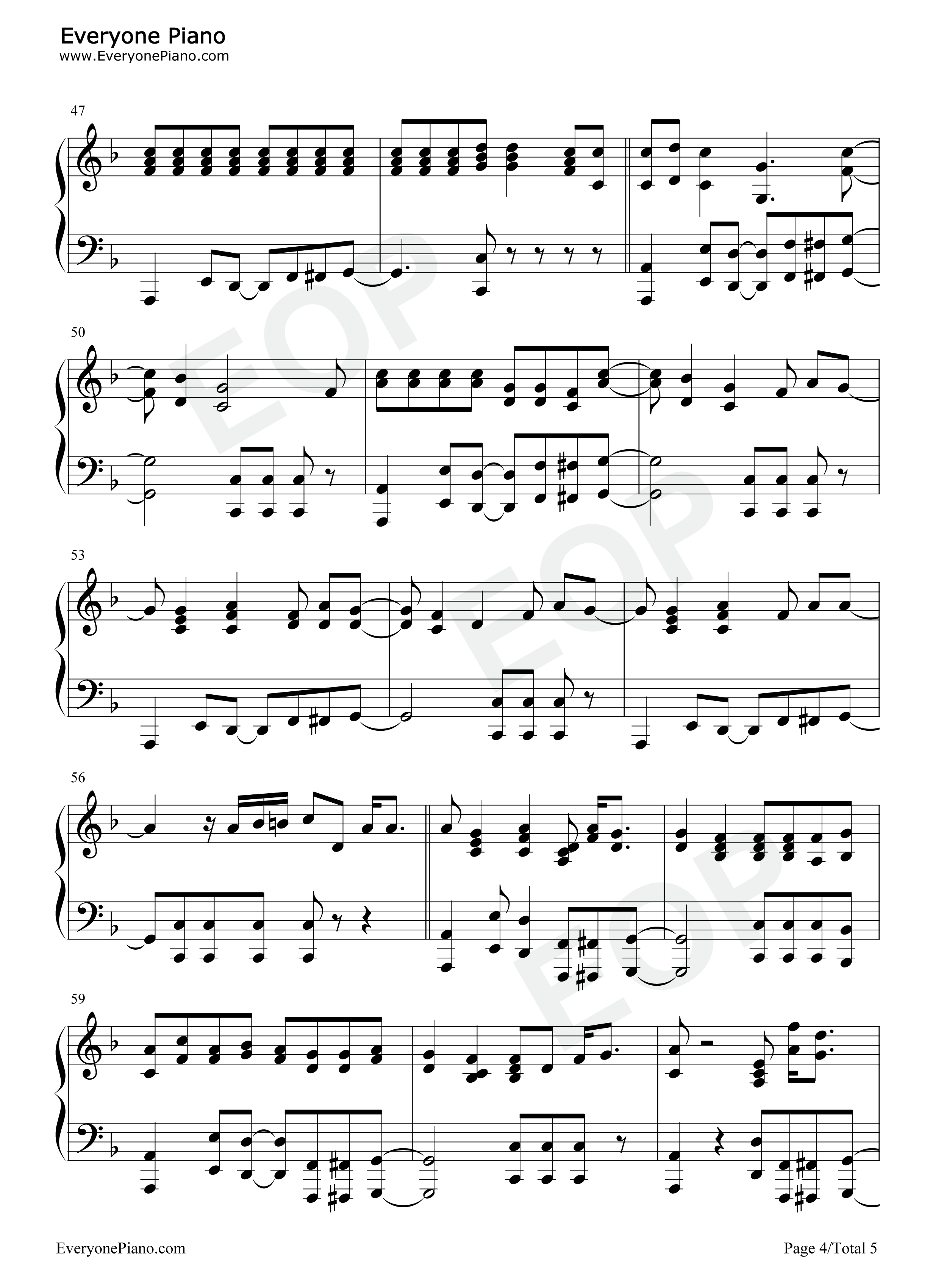 Sunday_Best钢琴谱_Surfaces