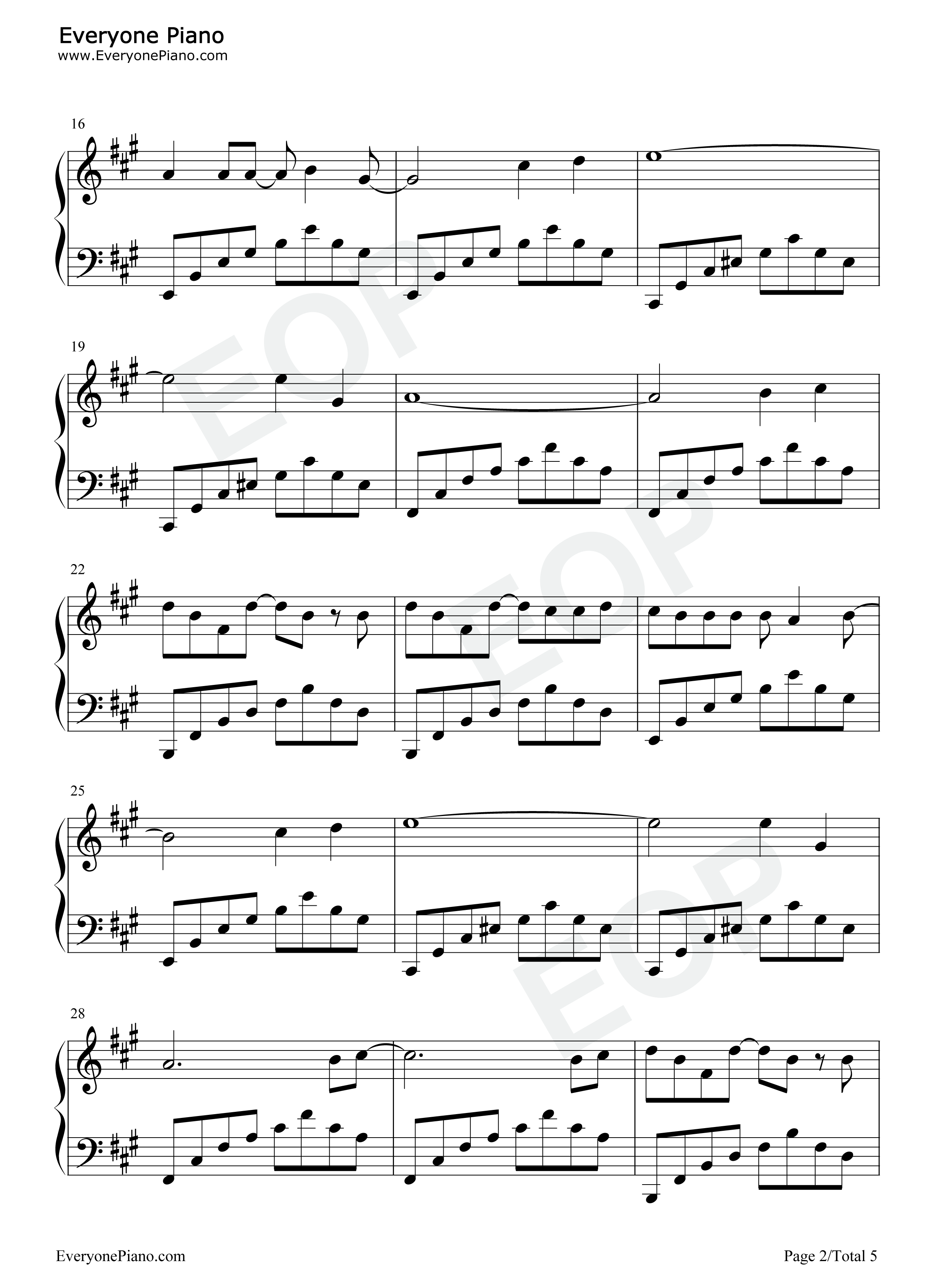 夏洛特烦恼钢琴谱_金志文