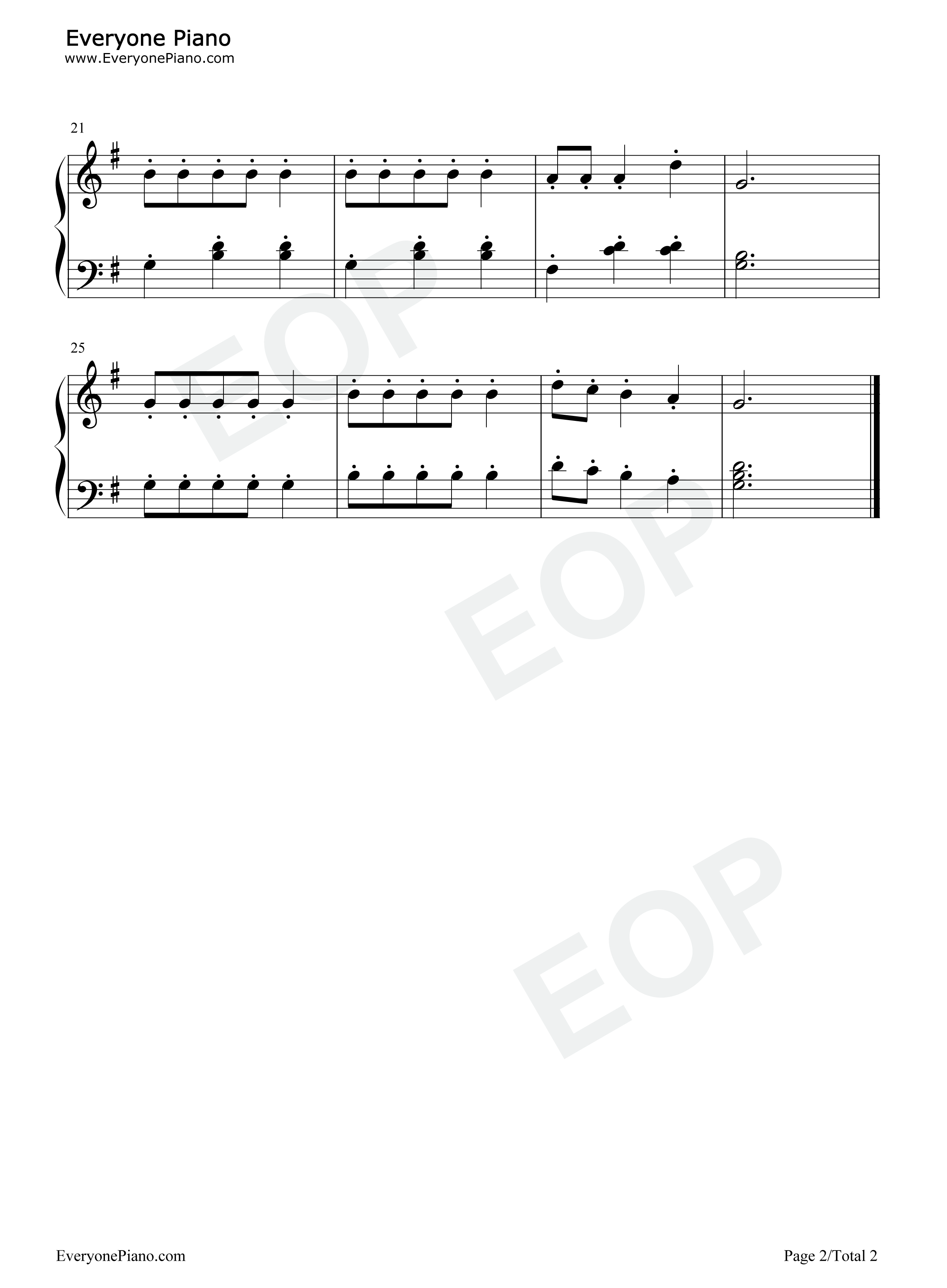 啄木鸟钢琴谱_汤普森